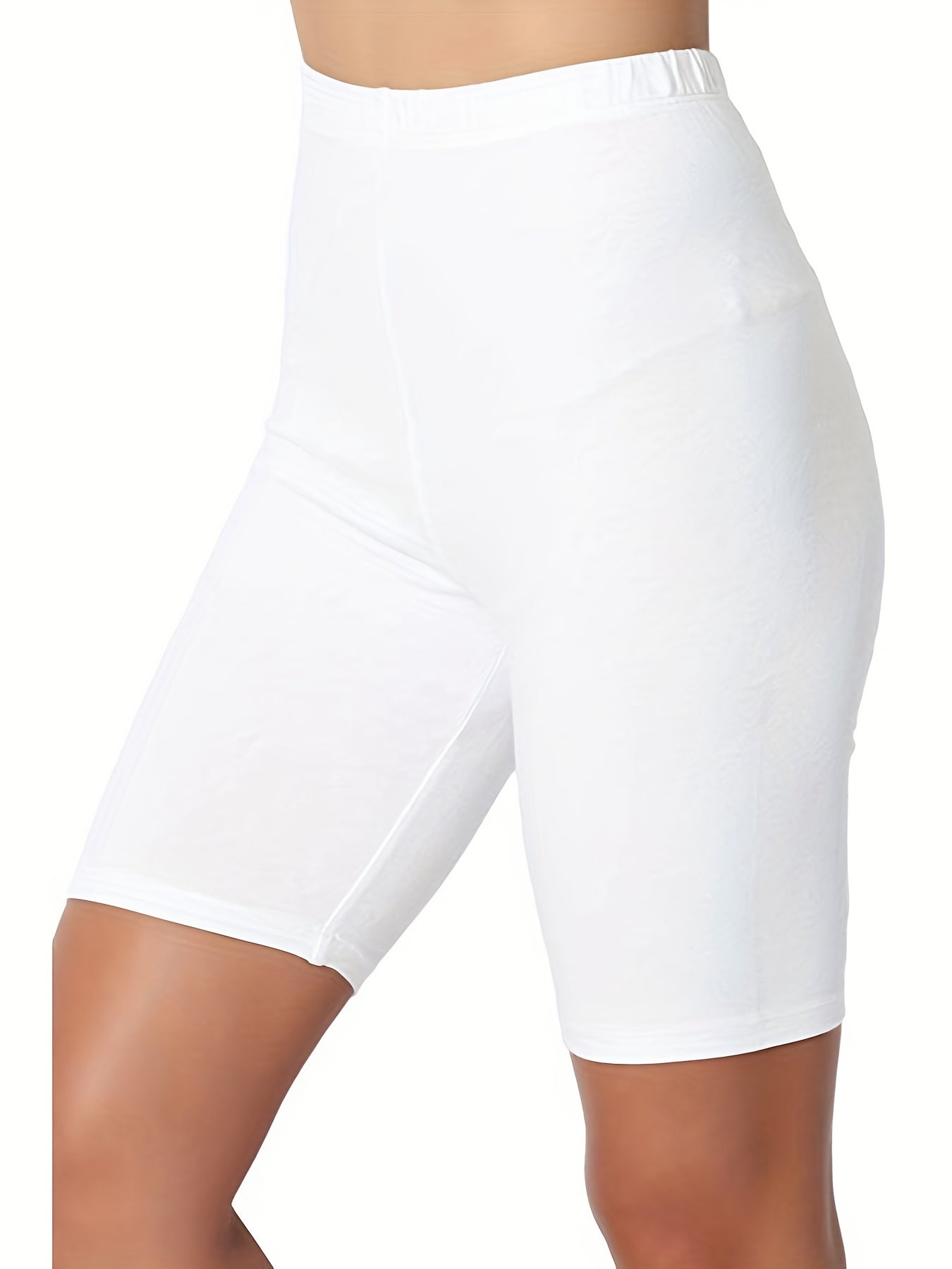 gbolsosHigh Waist Short Leggings, Slim Casual Bike Shorts, Women's Clothing