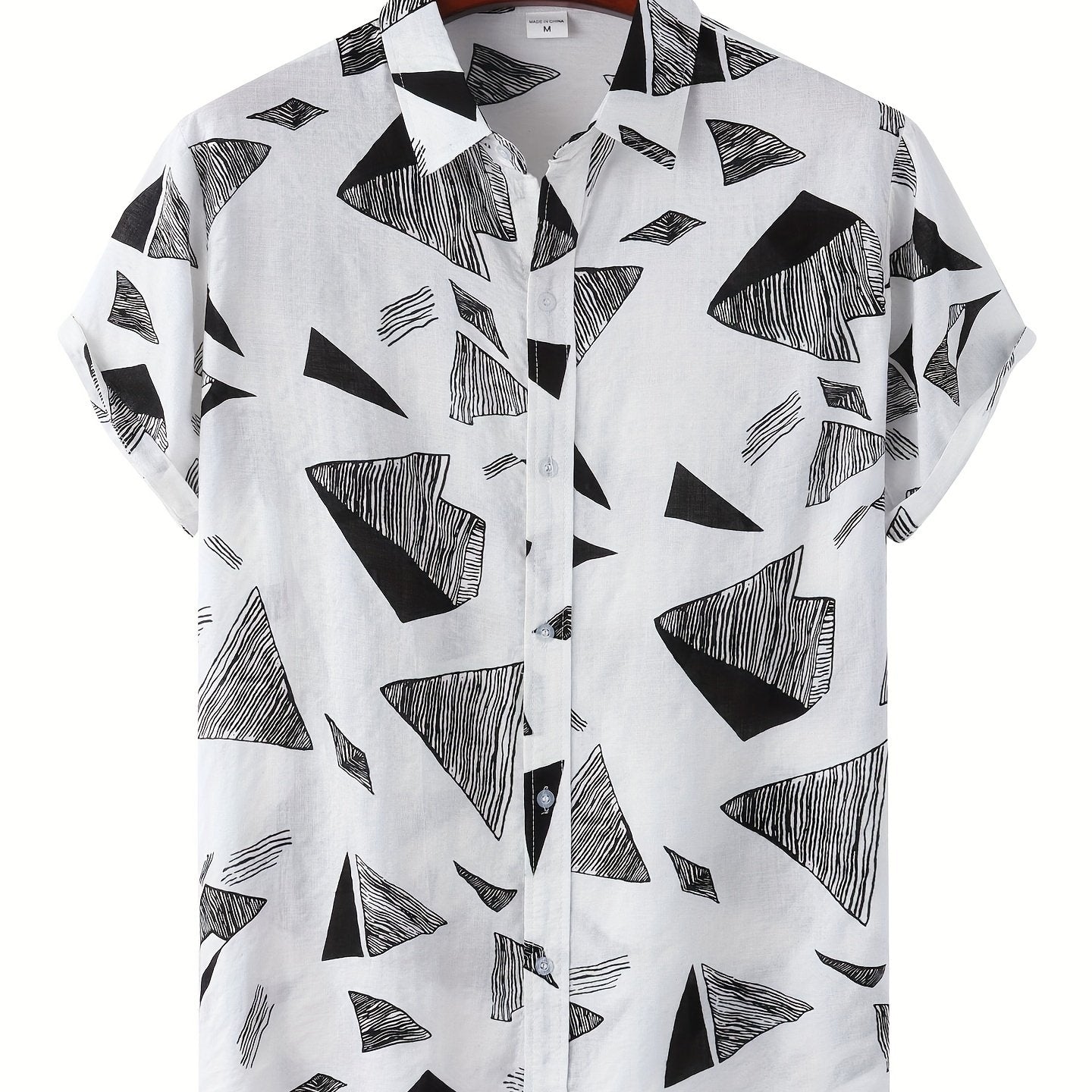 gbolsos Men's Casual Short Sleeve Shirt, Male Hawaiian Shirt For Summer Beach Vacation