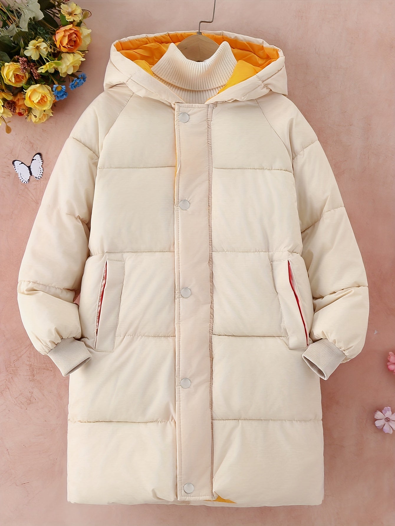 gbolsos Boys/ Girls Winter Warm Cotton-padded Hooded Coat Outdoor Snow Suit, Teen Kids Clothing For Winter/ Fall, Gift Idea