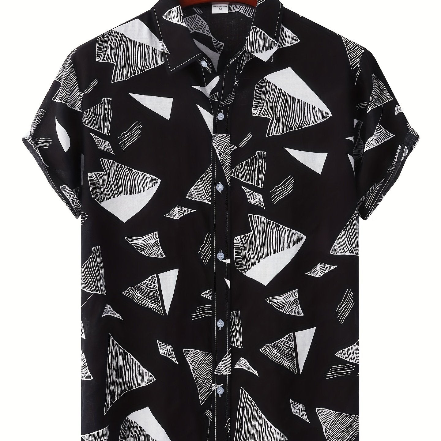 gbolsos Men's Casual Short Sleeve Shirt, Male Hawaiian Shirt For Summer Beach Vacation