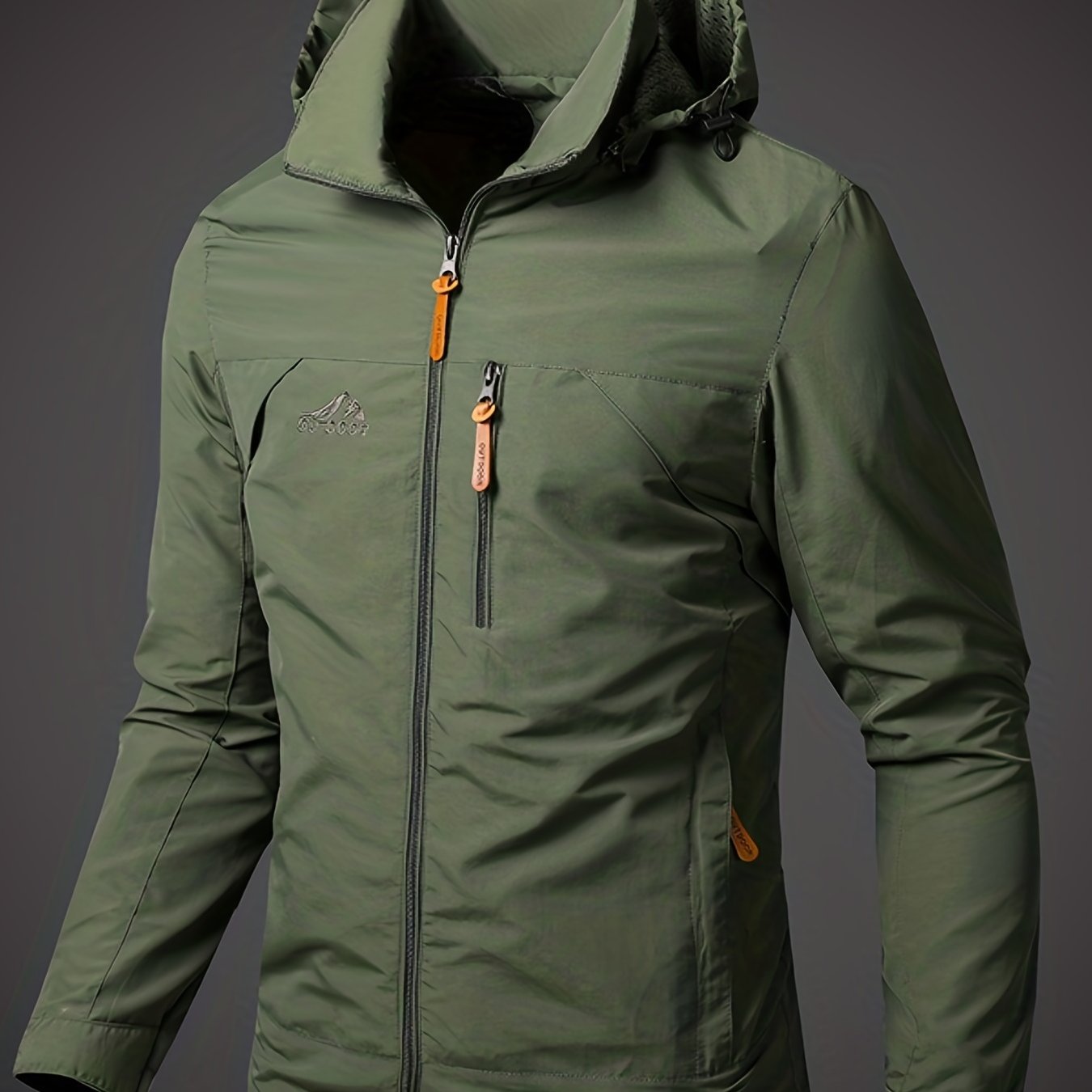gbolsos Men's Soft-Shell Varsity Jacket: Waterproof & Windproof Protection For Spring & Fall Outdoors!
