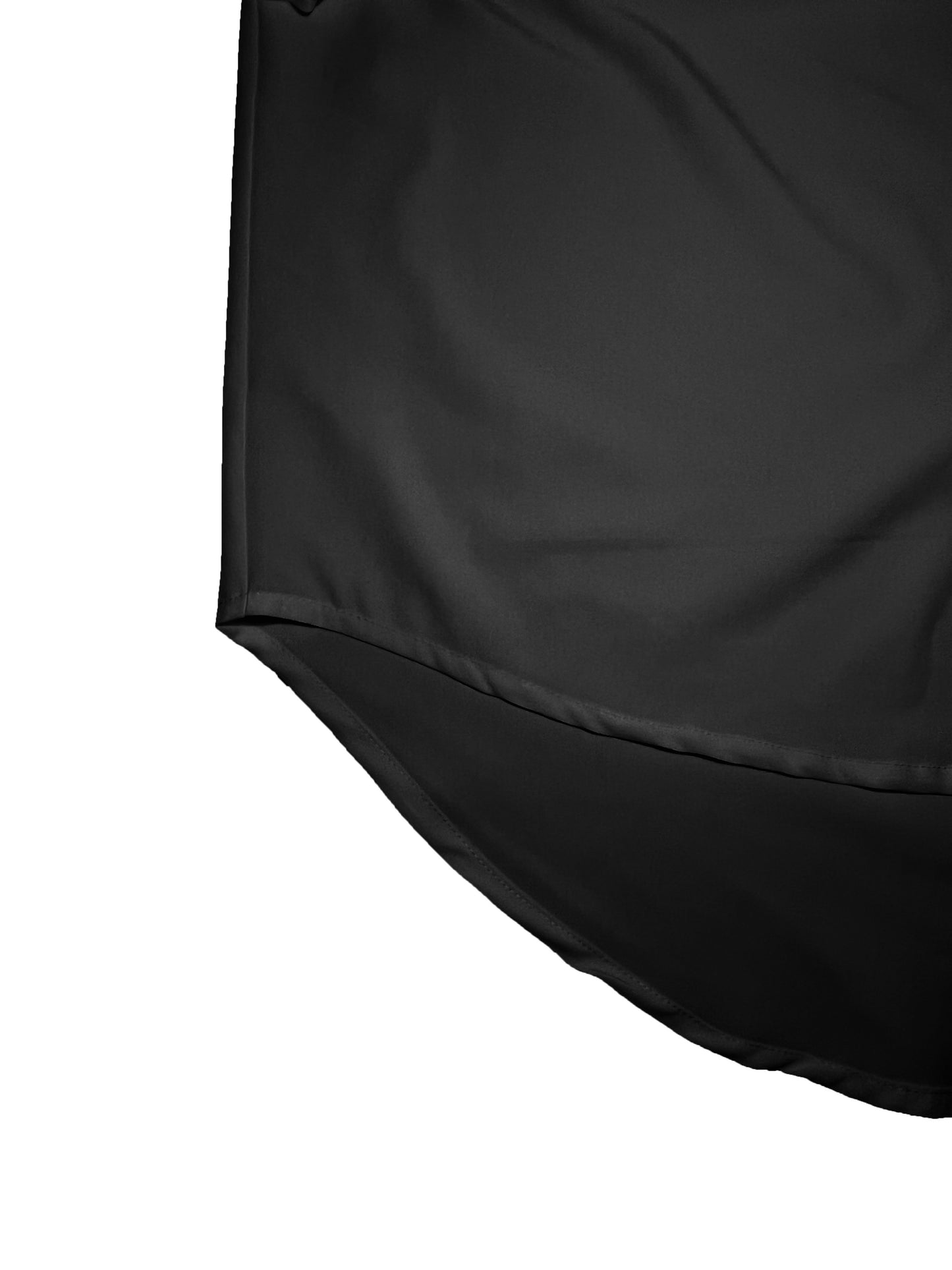 gbolsos Plus Size Basic Blouse, Women's Plus Plain Long Sleeve Turn Down Collar Button Up Shirt