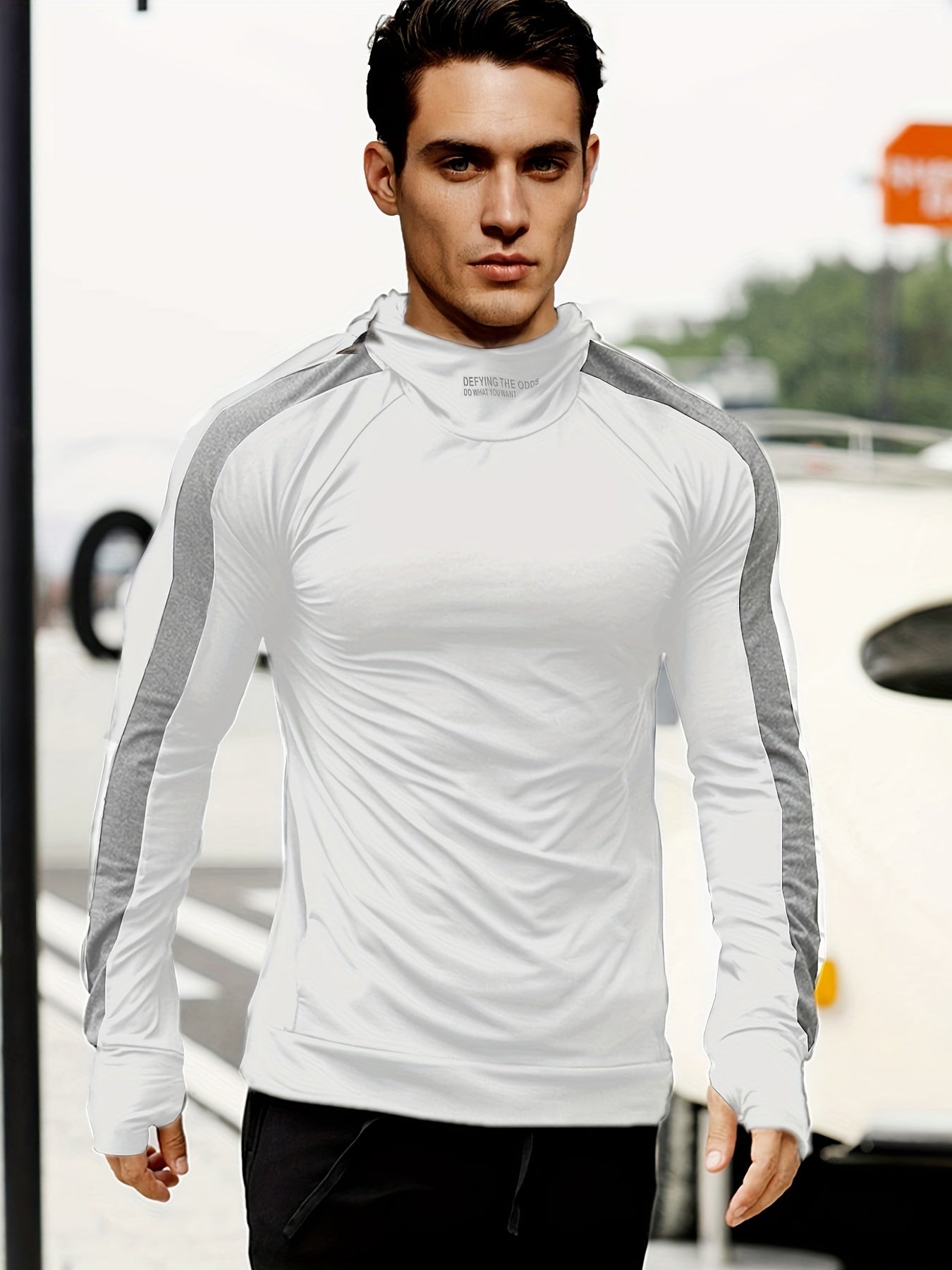gbolsos Men's Sports Hoodie, For Runing Sports, Lightweight Quick Dry Hoodie