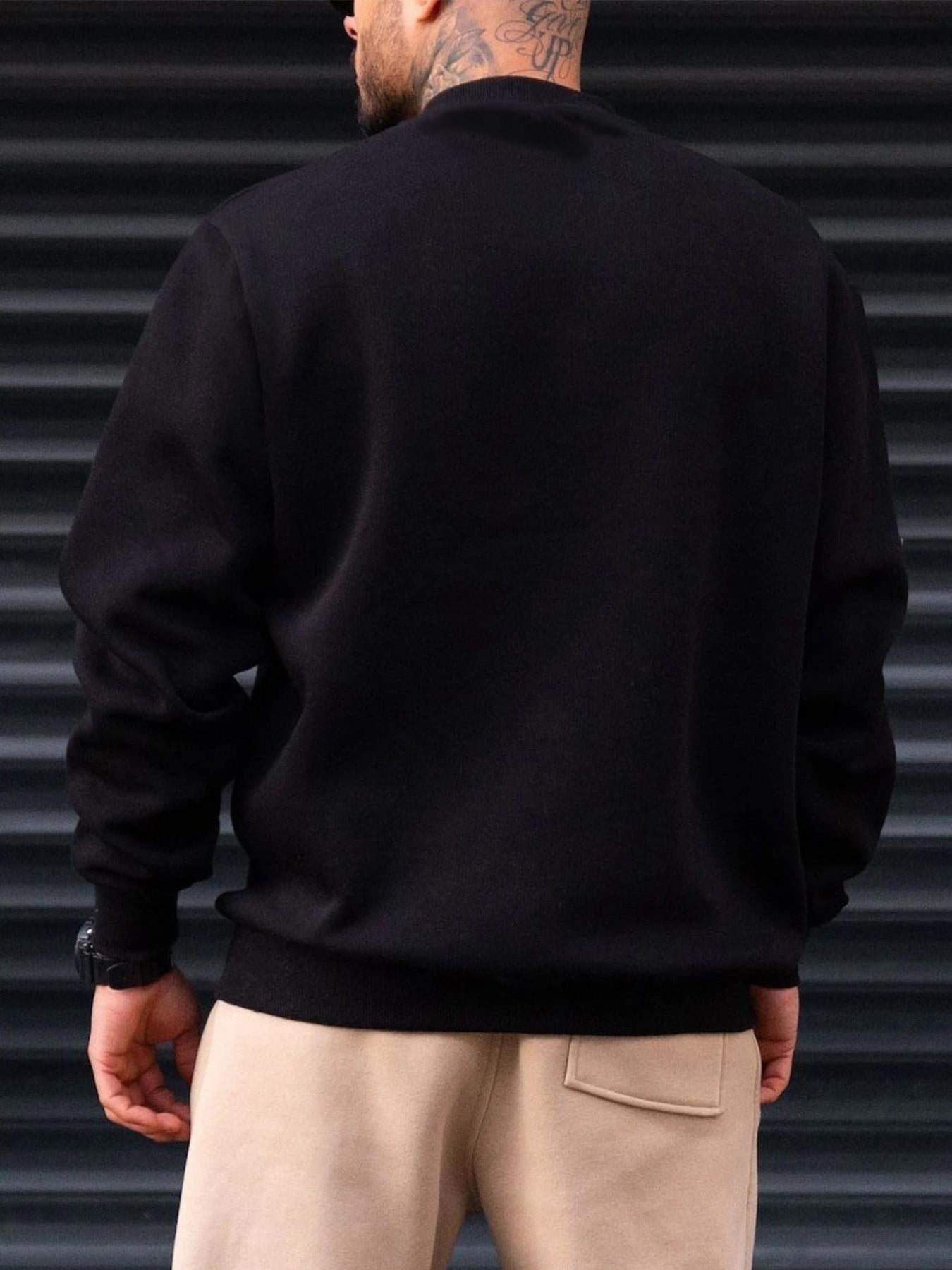 gbolsos Brooklyn Print, Men’s Pullover Sweatshirt, Casual Crew Neck Jumper For Spring Fall, Moisture Wicking And Breathable Sweater, As Gifts