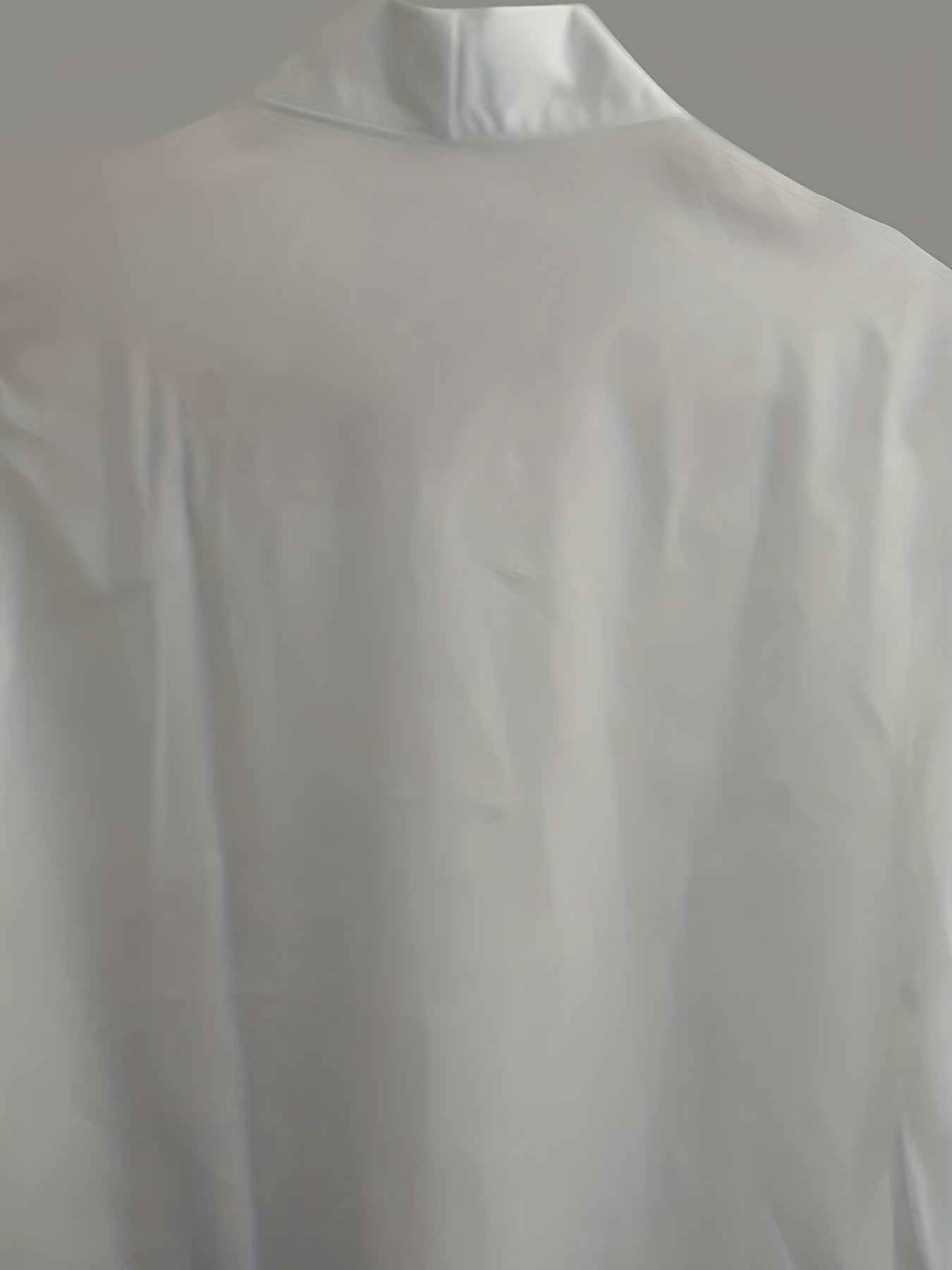 Tie Neck Solid Blouse, Casual Long Sleeve Work Office Blouse, Women's Clothing
