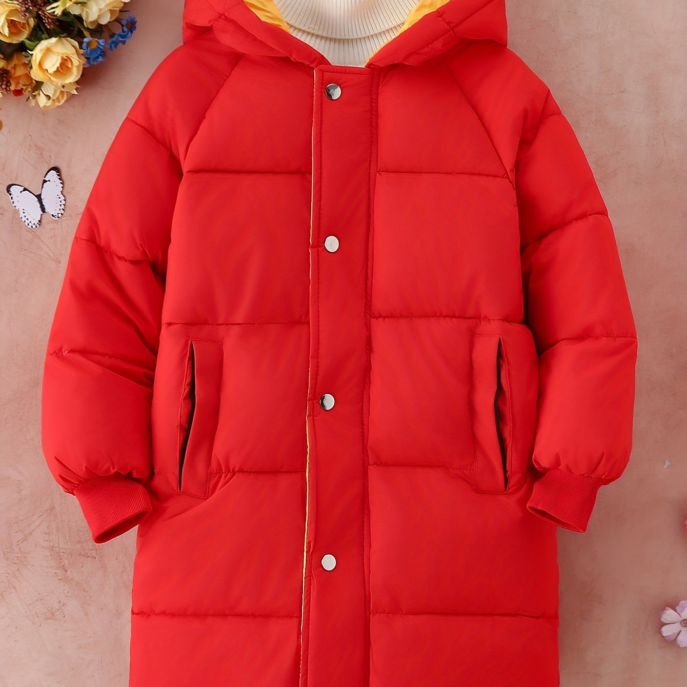 gbolsos Boys/ Girls Winter Warm Cotton-padded Hooded Coat Outdoor Snow Suit, Teen Kids Clothing For Winter/ Fall, Gift Idea