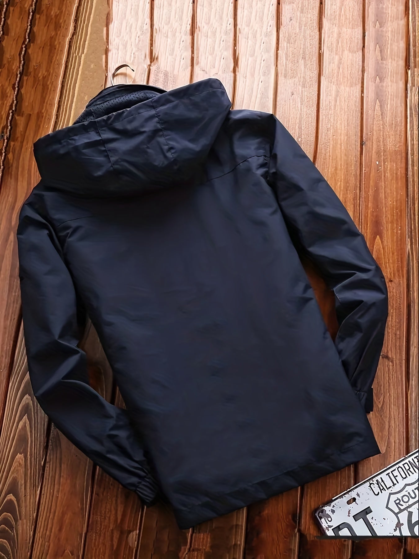 gbolsos Men's Waterproof Windproof Hooded Jackets Outdoor Sports Jacket For Spring Autumn