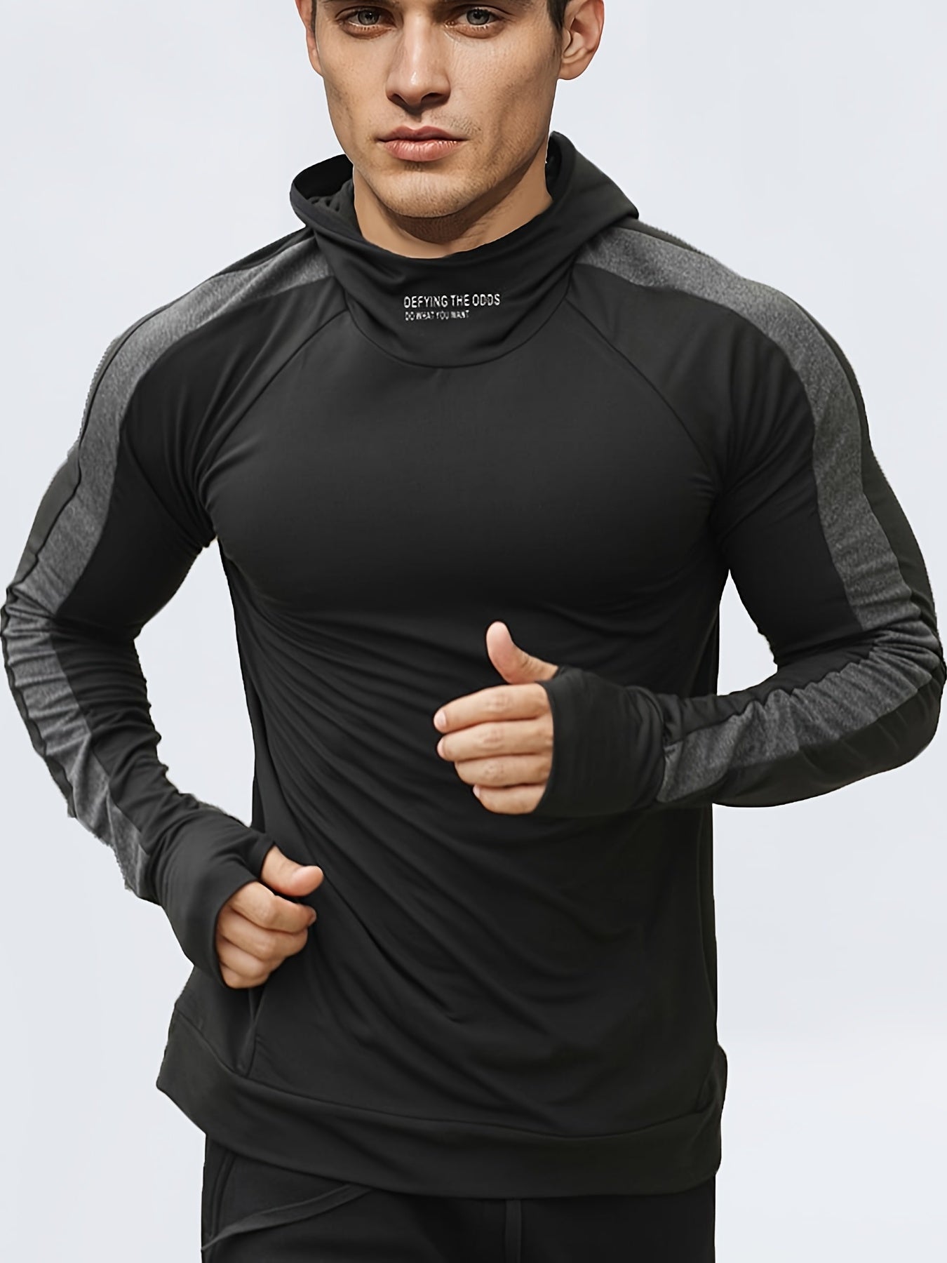 gbolsos Men's Sports Hoodie, For Runing Sports, Lightweight Quick Dry Hoodie