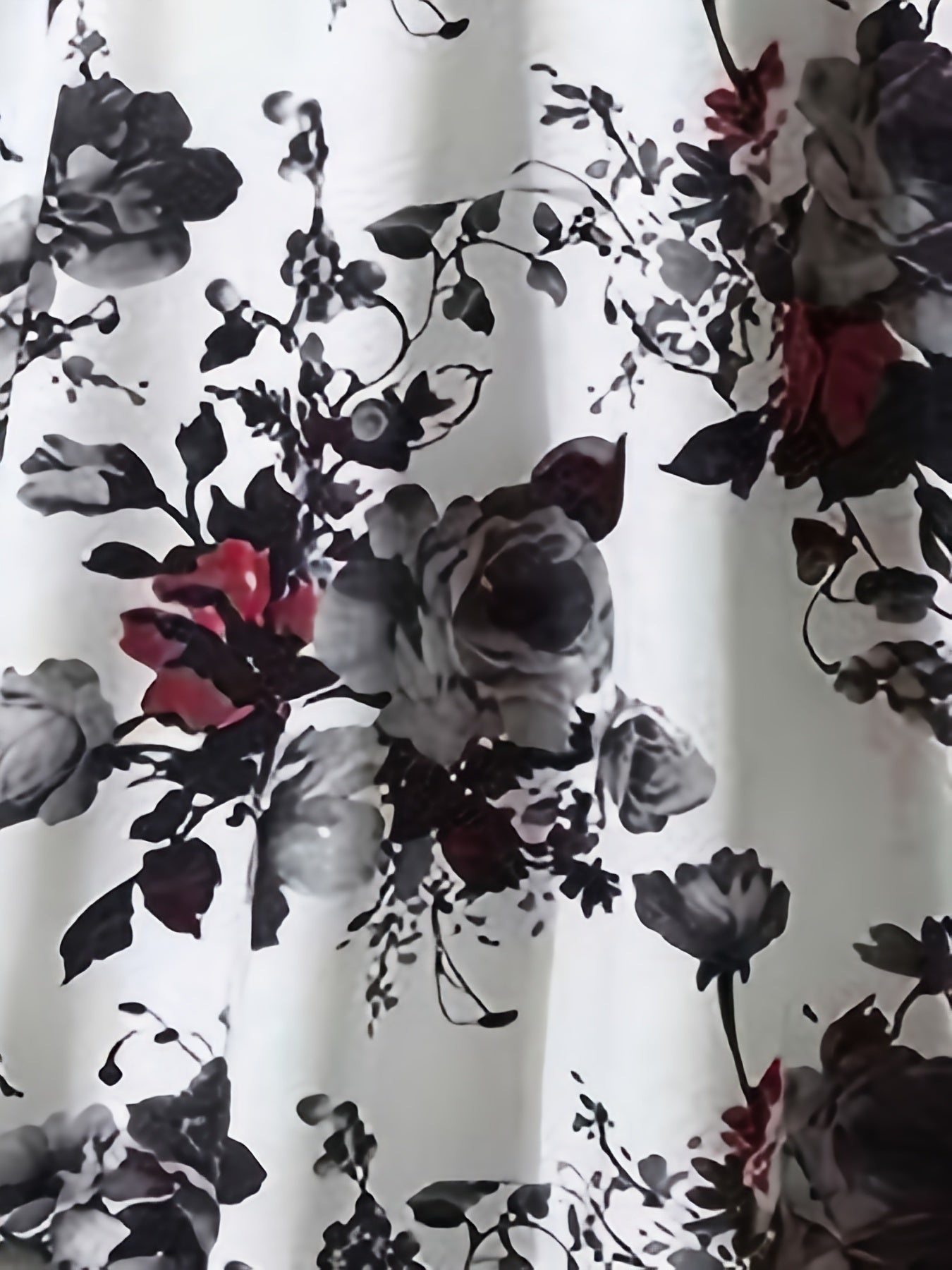 gbolsos Floral Print Squared Neck Sleeveless Dress, Sexy High Waist Ruffled Hem Beach Dress, Women's Clothing