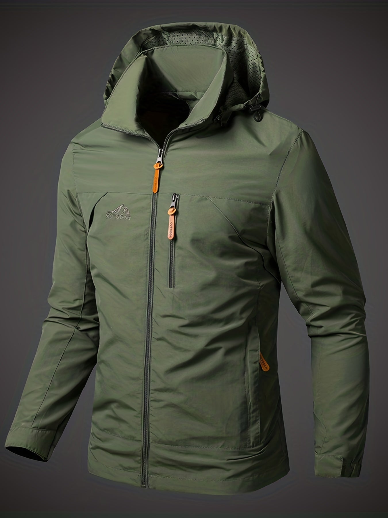 gbolsos Men's Soft-Shell Varsity Jacket: Waterproof & Windproof Protection For Spring & Fall Outdoors!