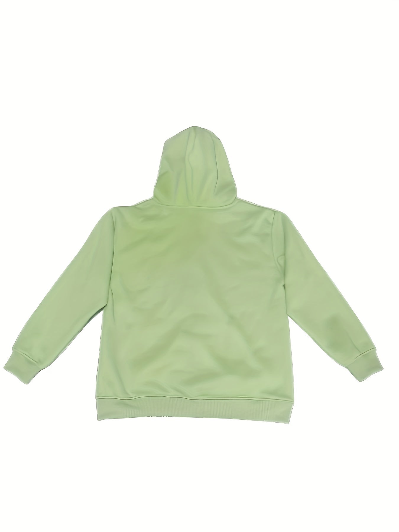 gbolsos Letter Print Zip Up Drawstring Hoodie, Casual Long Sleeve Loose Fashion Sweatshirt With Pocket, Women's Clothing