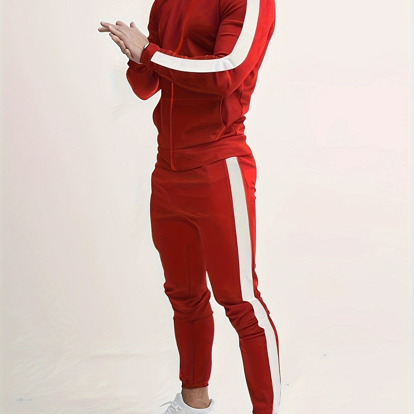 gbolsos Classic Men's Athletic 2 Piece Tracksuit Set Casual Full-Zip Sweatsuits Long Sleeve Jacket And Jogging Pants Set For Gym Workout Running