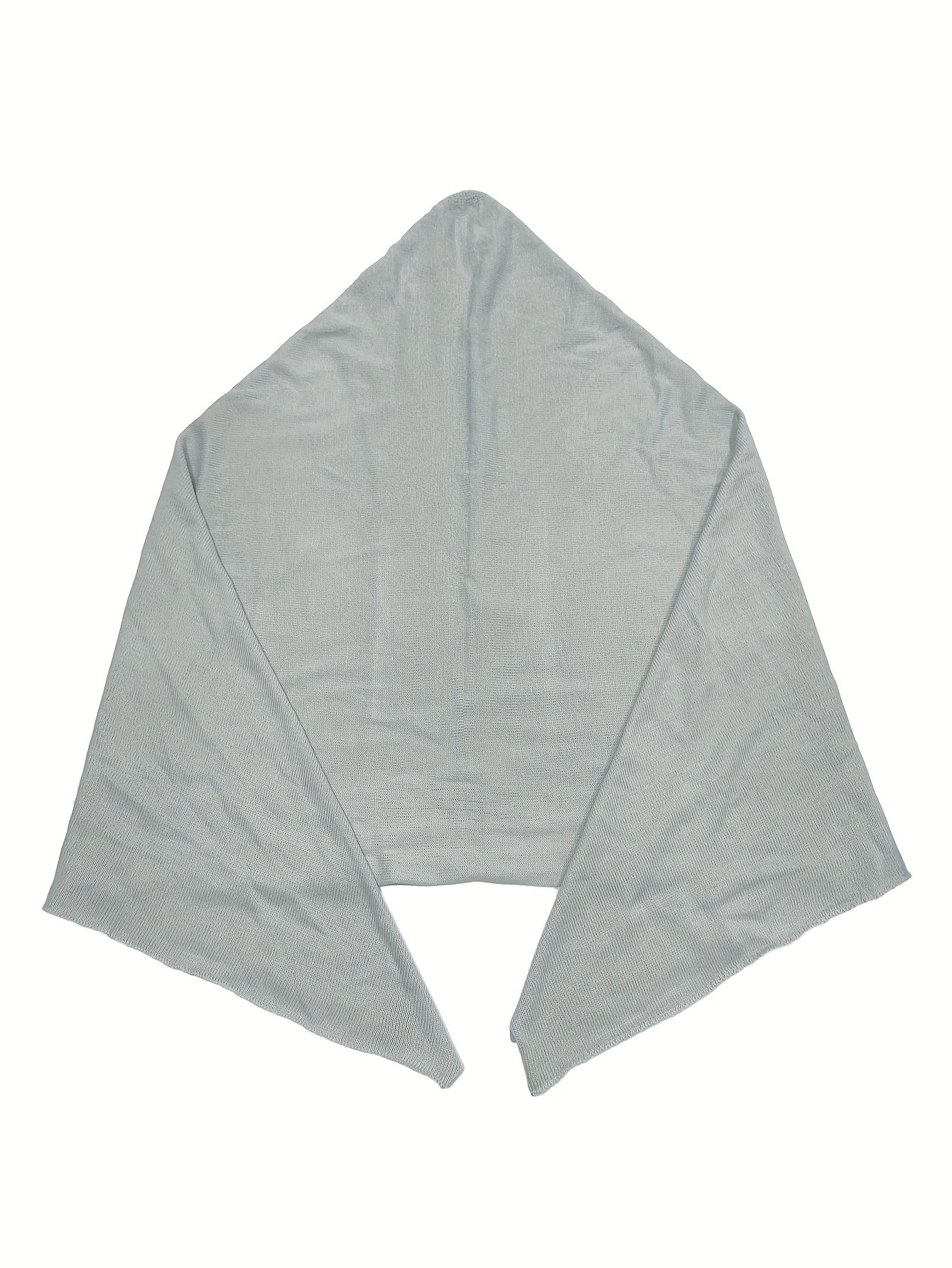 gbolsos Plus Size Casual Sweater, Women's Plus Solid Button Up Irregular Neck Slight Stretch Cloak