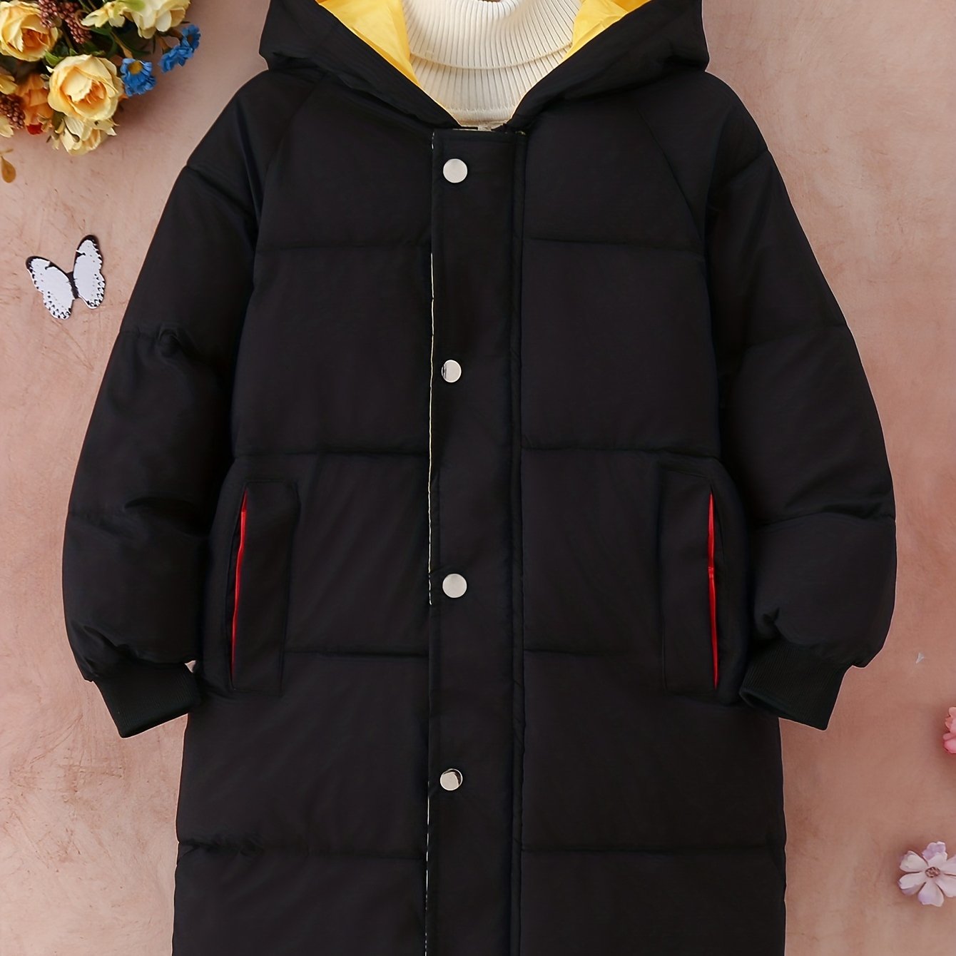 gbolsos Boys/ Girls Winter Warm Cotton-padded Hooded Coat Outdoor Snow Suit, Teen Kids Clothing For Winter/ Fall, Gift Idea