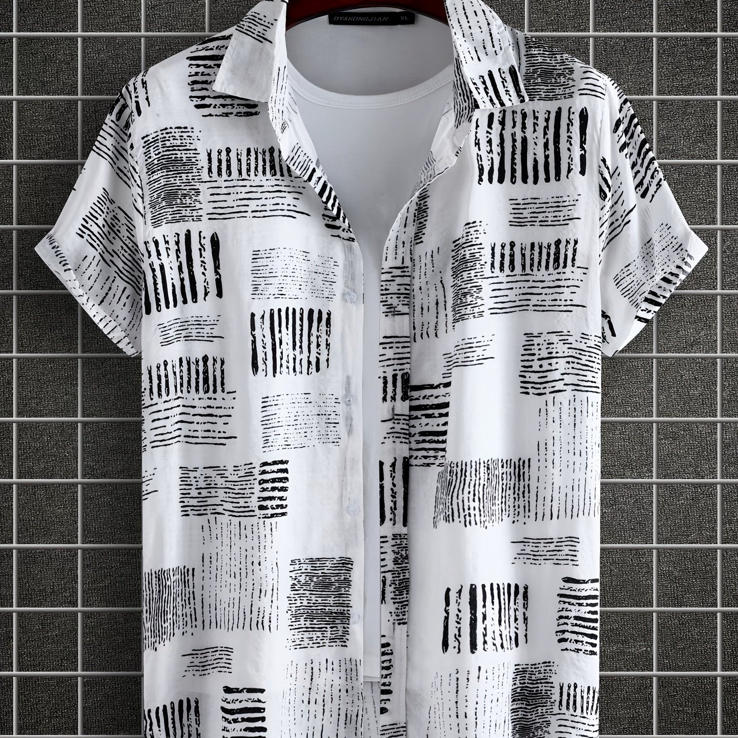 gbolsos Men's Casual Short Sleeve Shirt, Male Hawaiian Shirt For Summer Beach Vacation