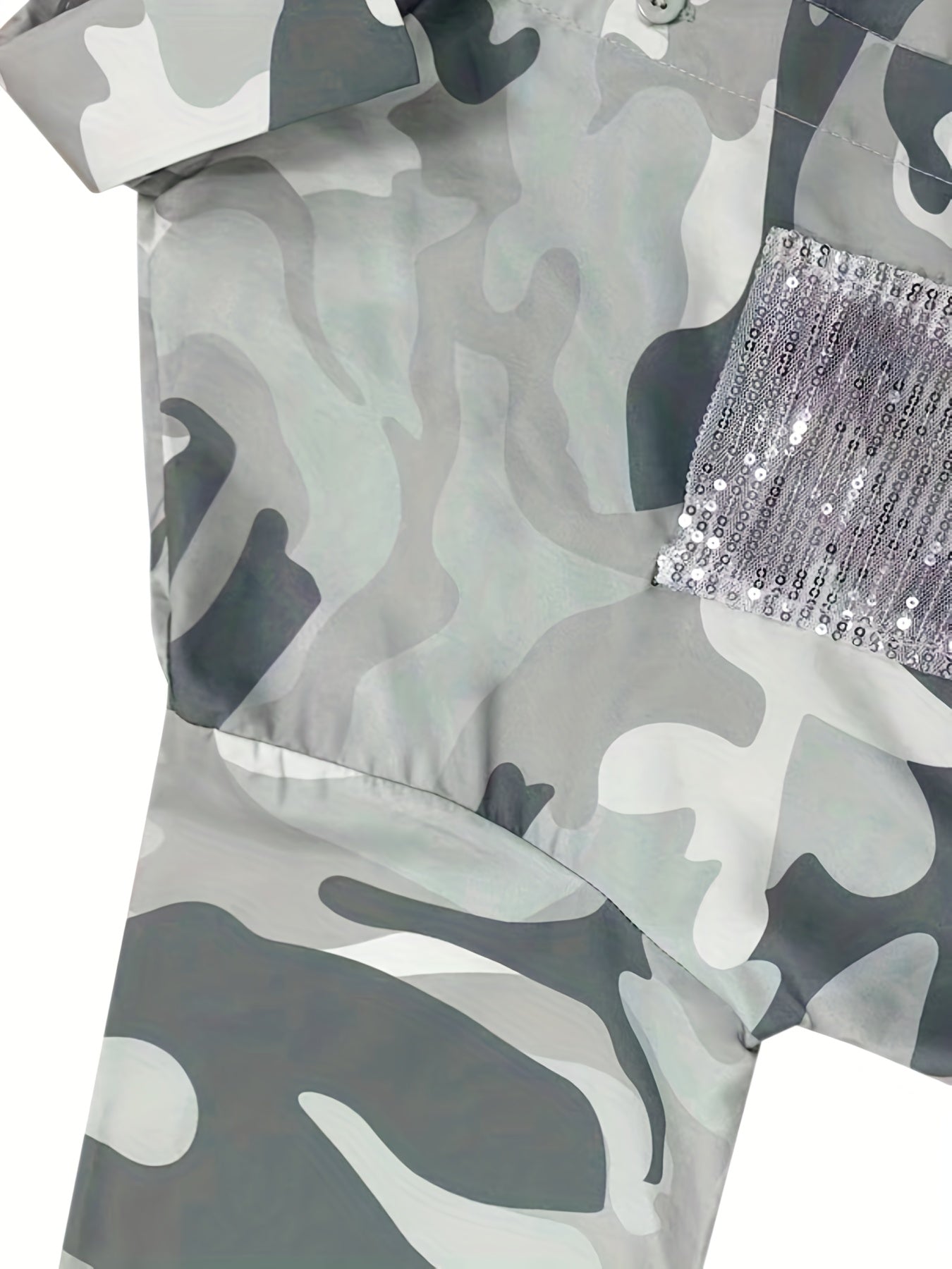gbolsos Camo Print Shirt Dress, Casual Button Front Long Sleeve Collar Dress, Women's Clothing