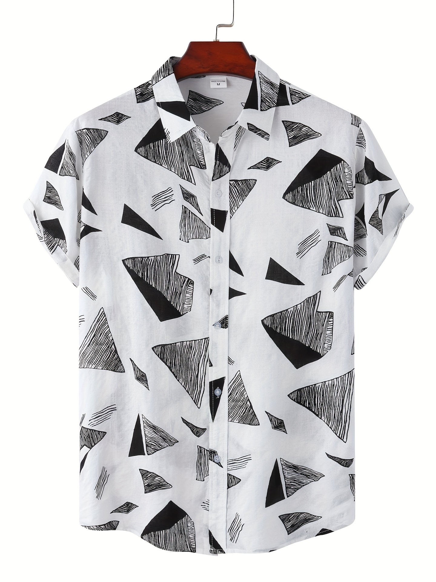 gbolsos Men's Casual Short Sleeve Shirt, Male Hawaiian Shirt For Summer Beach Vacation