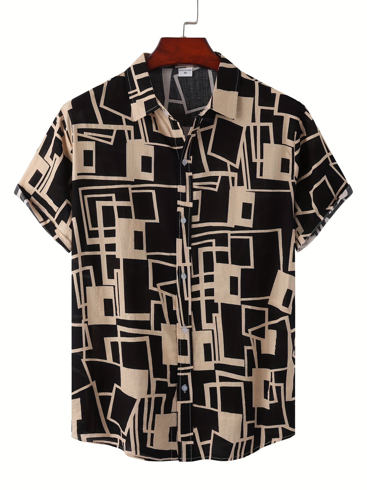gbolsos Men's Casual Short Sleeve Shirt, Male Hawaiian Shirt For Summer Beach Vacation