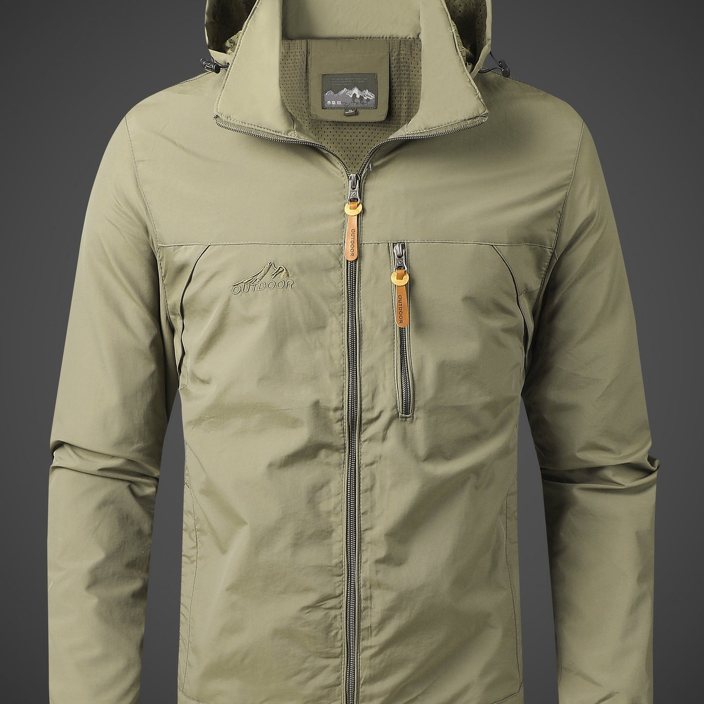gbolsos Men's Soft-Shell Varsity Jacket: Waterproof & Windproof Protection For Spring & Fall Outdoors!