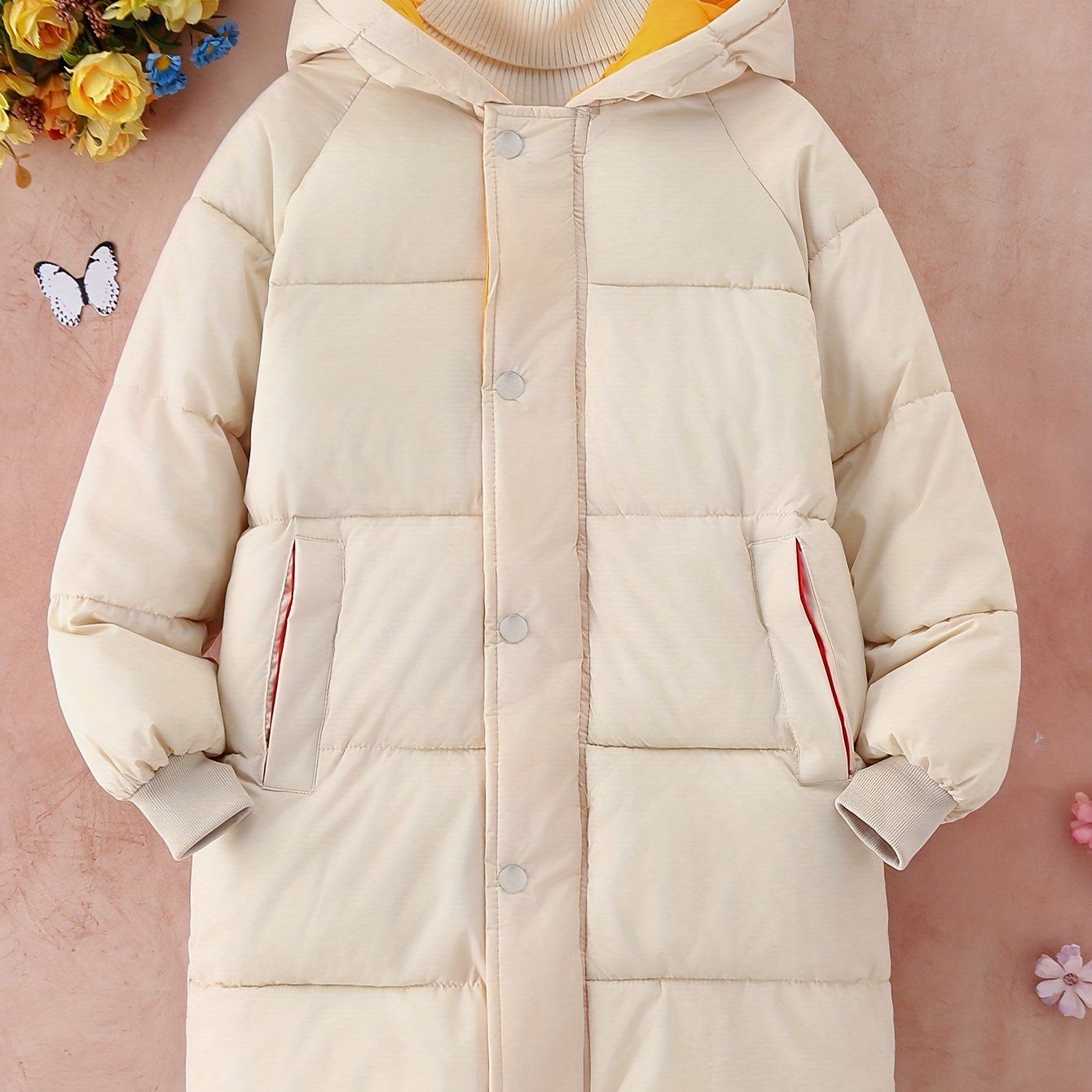 gbolsos Boys/ Girls Winter Warm Cotton-padded Hooded Coat Outdoor Snow Suit, Teen Kids Clothing For Winter/ Fall, Gift Idea