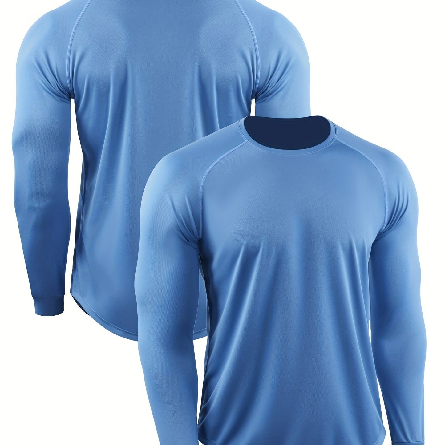 gbolsos Autumn And Winter Muscle Training Fitness Clothes Basketball T-shirt Men's Loose Casual Sports Hooded Pullover Running Marathon Quick Dry Long Sleeve Shirt