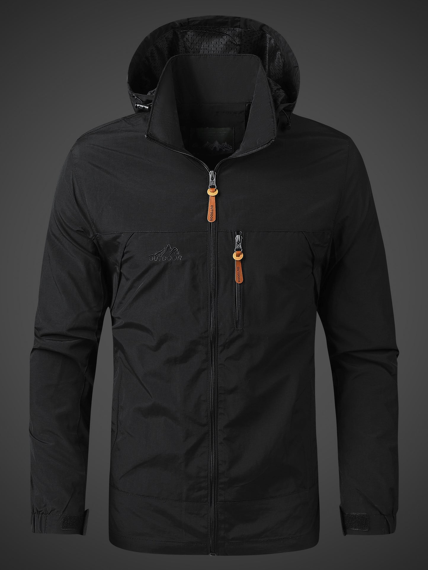 gbolsos Men's Soft-Shell Varsity Jacket: Waterproof & Windproof Protection For Spring & Fall Outdoors!