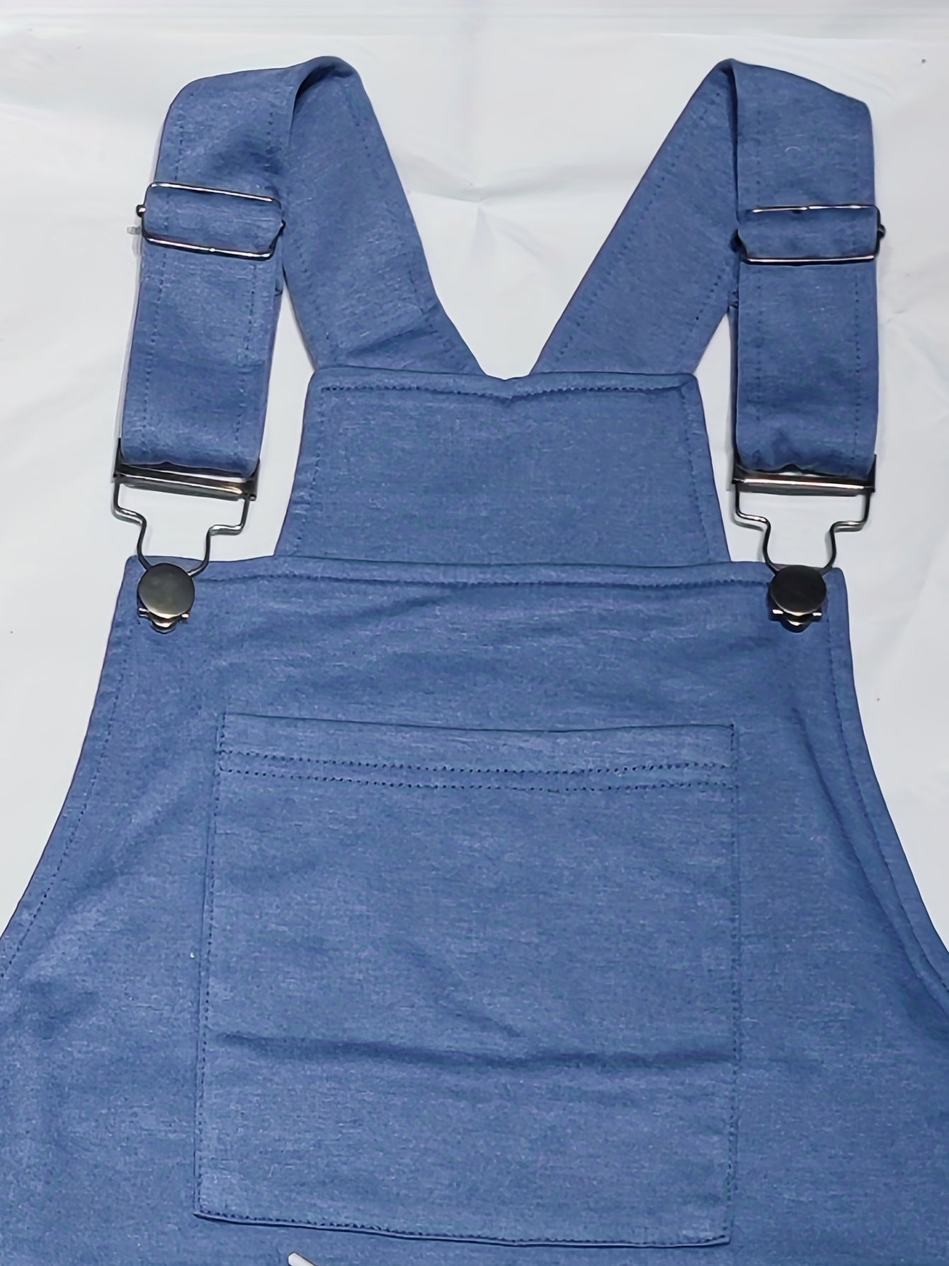 gbolsos Solid Drawstring Waist Romper , Pocket Front Wide Leg Shorts Jumpsuit , Women's Clothings