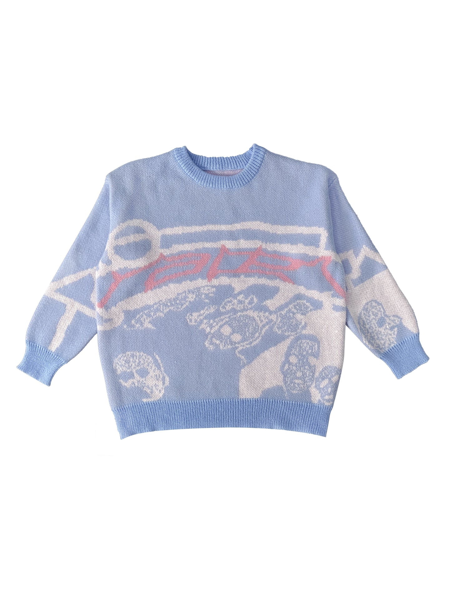 Y2K Long Sleeve Sweater, Loose Casual Sweater For Spring & Fall, Women's Clothing