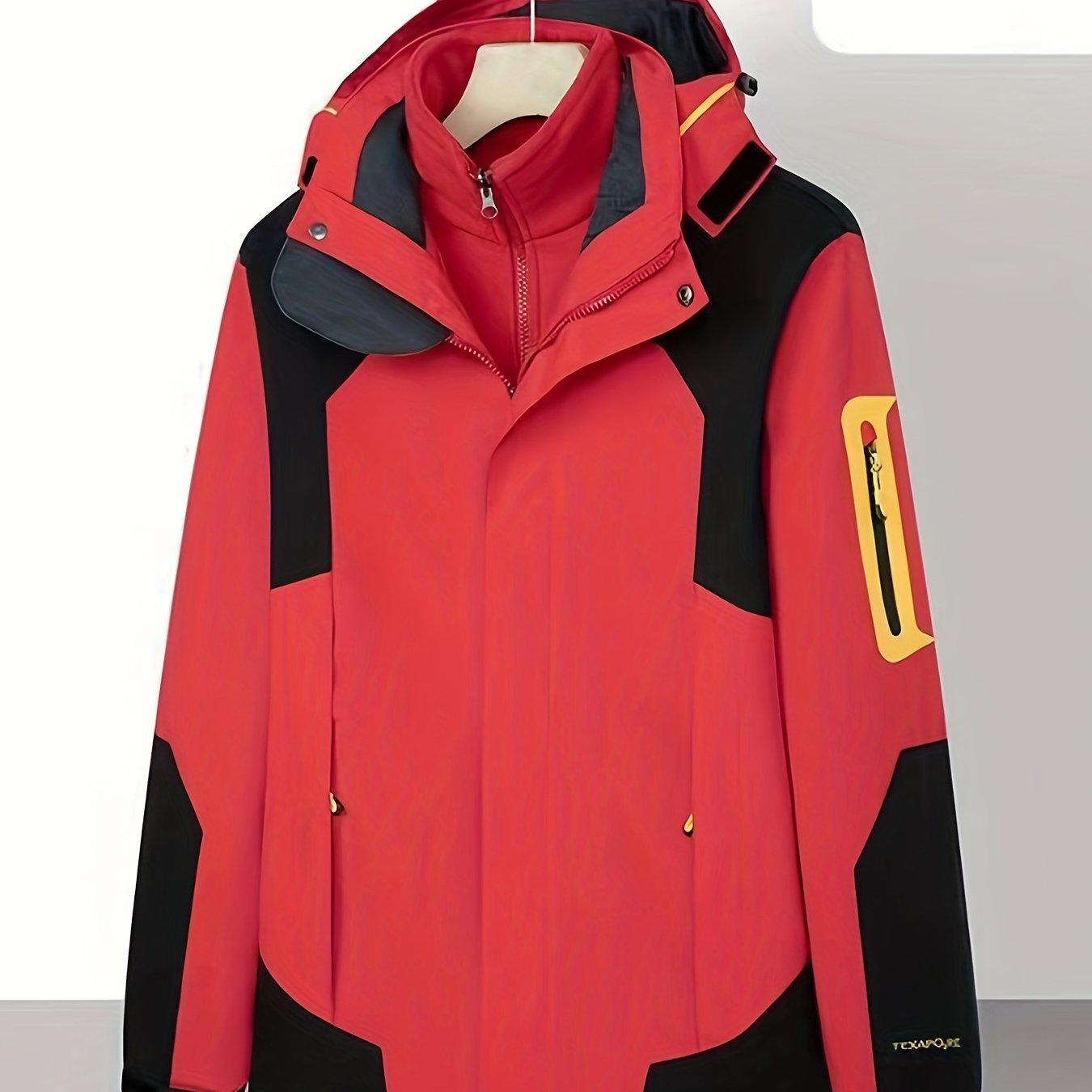 gbolsos Men's Casual Warm Waterproof Windbreaker Jacket Coat Regular Fit Coat For Spring Autumn Outdoors Hiking