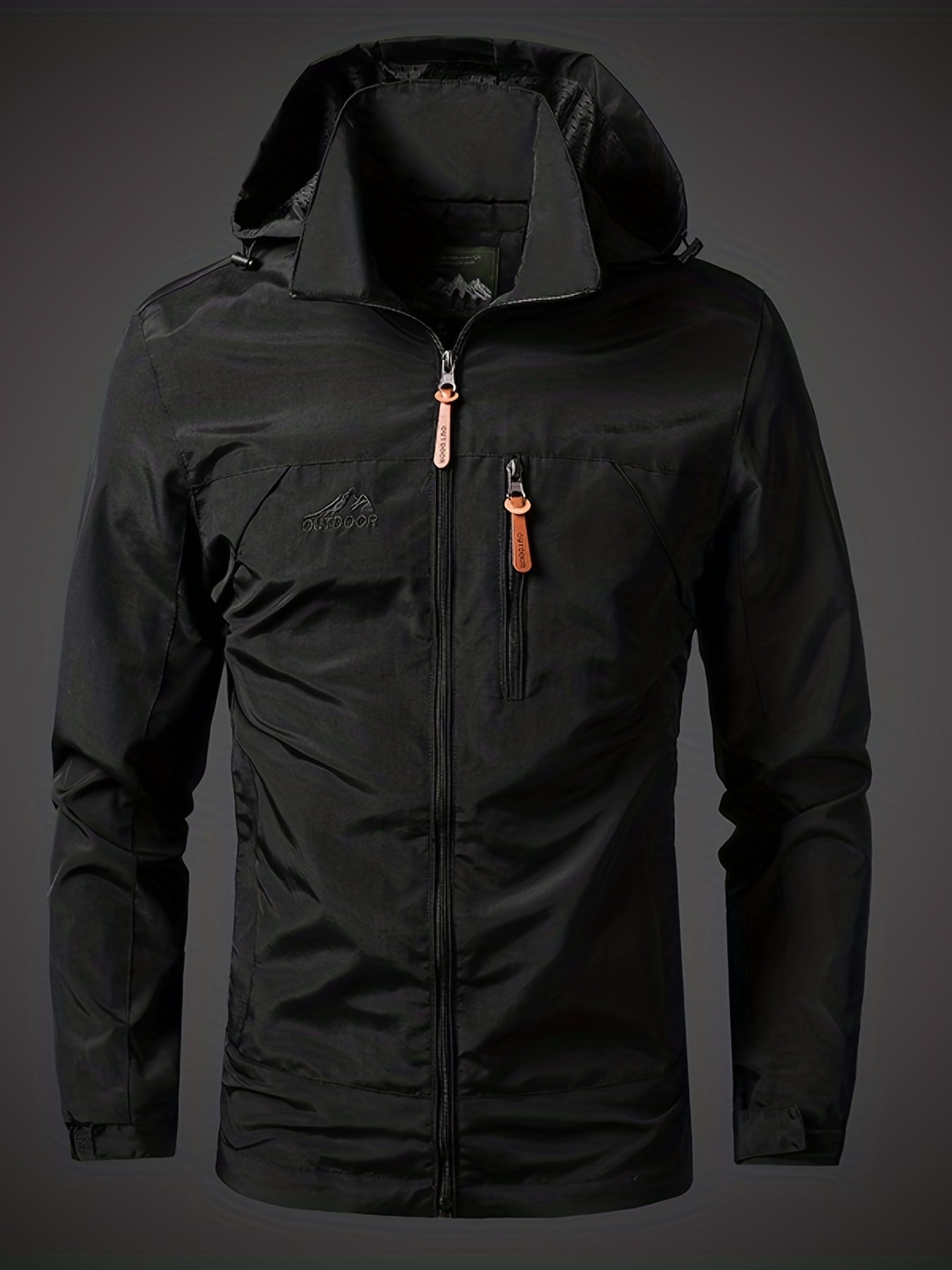 gbolsos Men's Soft-Shell Varsity Jacket: Waterproof & Windproof Protection For Spring & Fall Outdoors!
