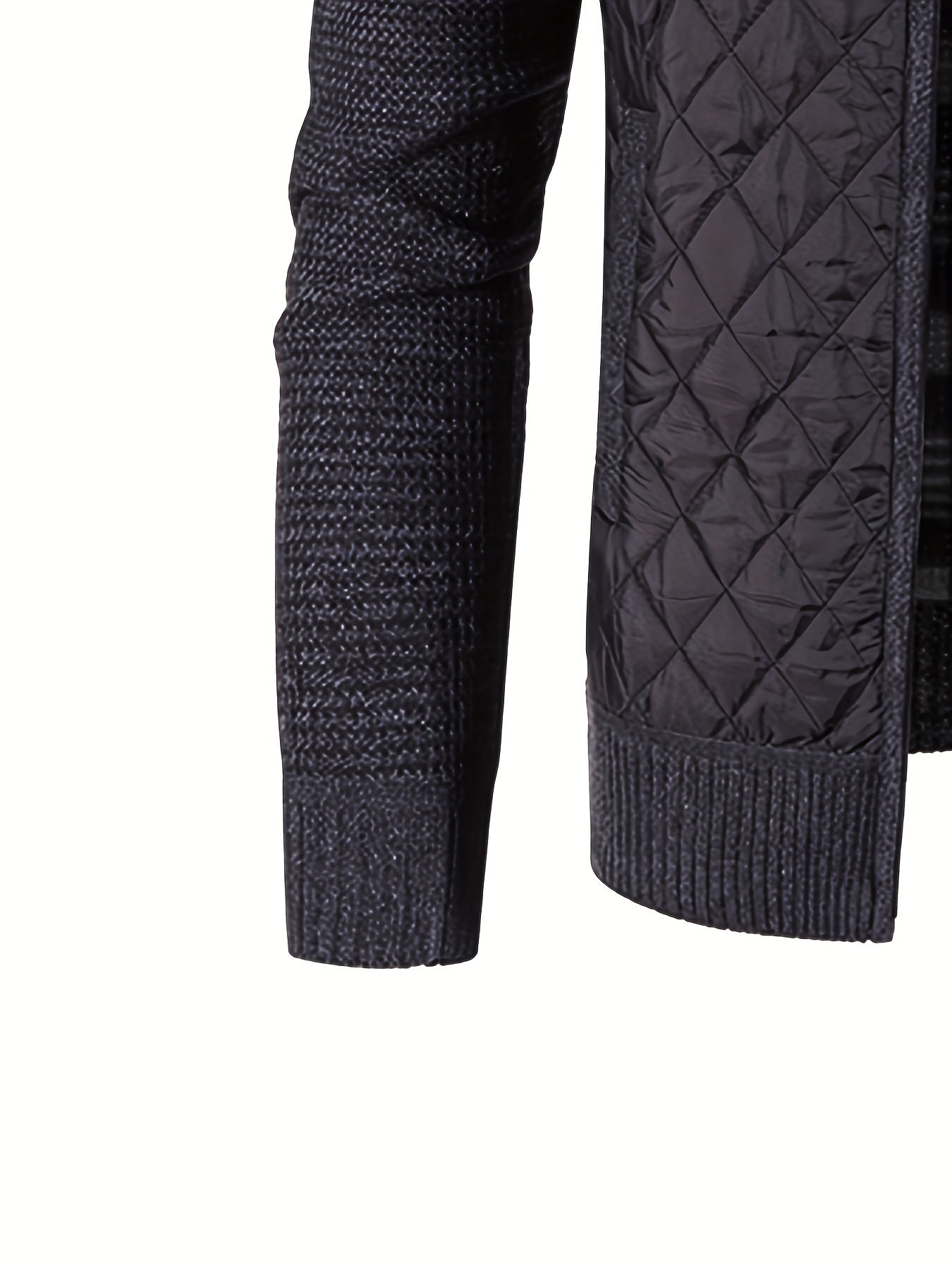 gbolsos Men's Warm Sweater Casual Jacket, Stand Collar Jacket Coat For Fall Winter