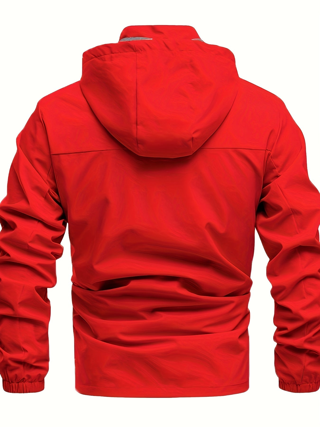 gbolsos Men's Casual Detachable Hooded Windbreaker Jacket, Stand Collar Zip Up Jackets By Activity For Spring Fall Outdoor Activities