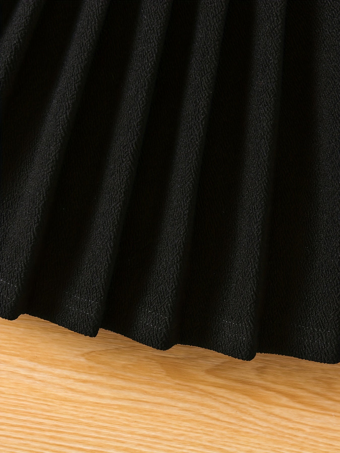 Toddler Girls Houndstooth Panel Pleated Skirt Kids Summer Clothes