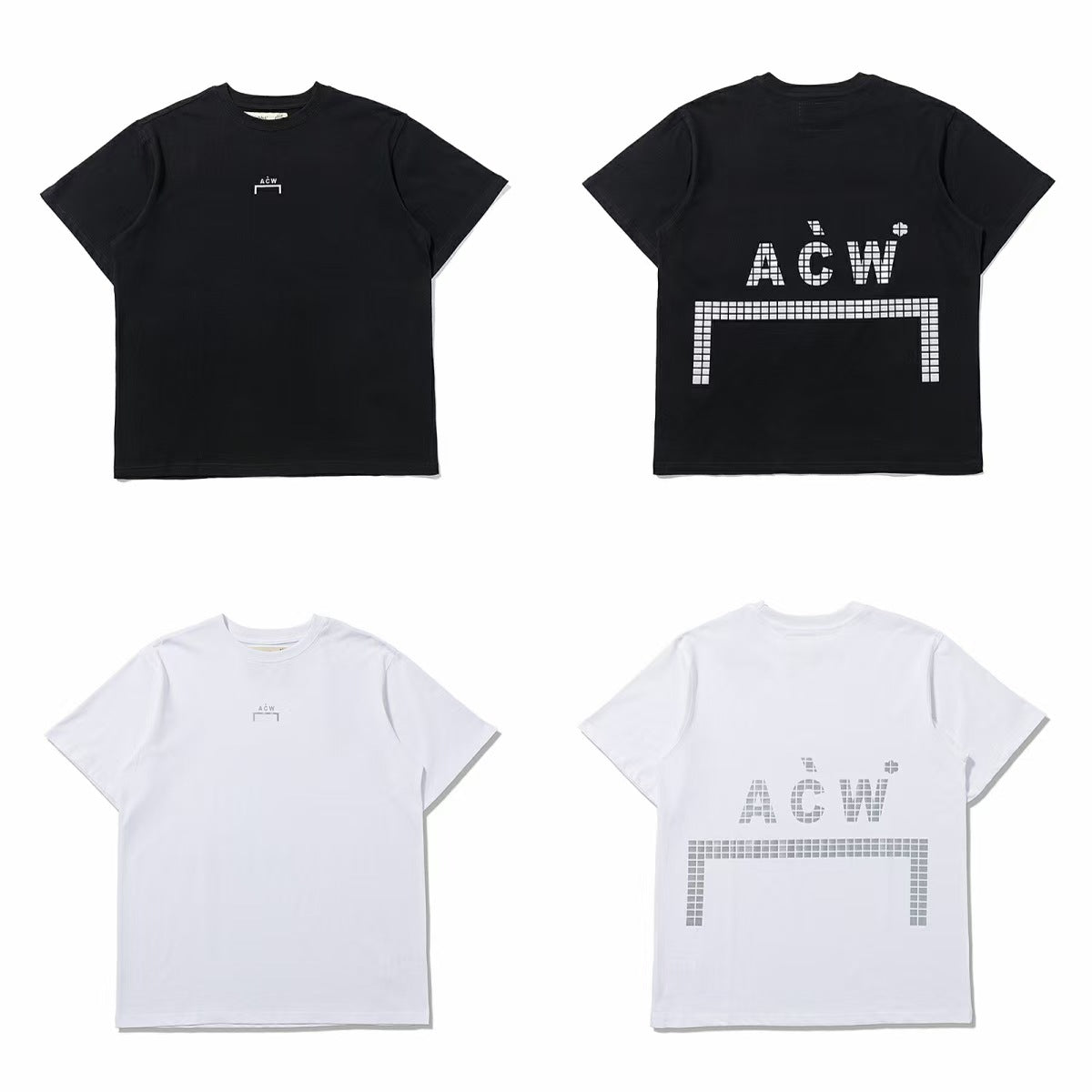 Best Quality A-COLD-WALL ACW T-Shirts Men Women Cotton Loose ACW Top Tees Casual A-COLD-WALL ACW T-Shirts