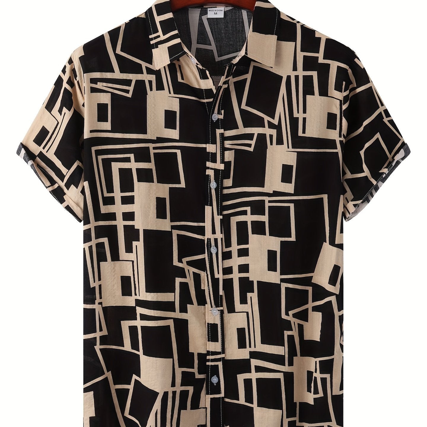 gbolsos Men's Casual Short Sleeve Shirt, Male Hawaiian Shirt For Summer Beach Vacation