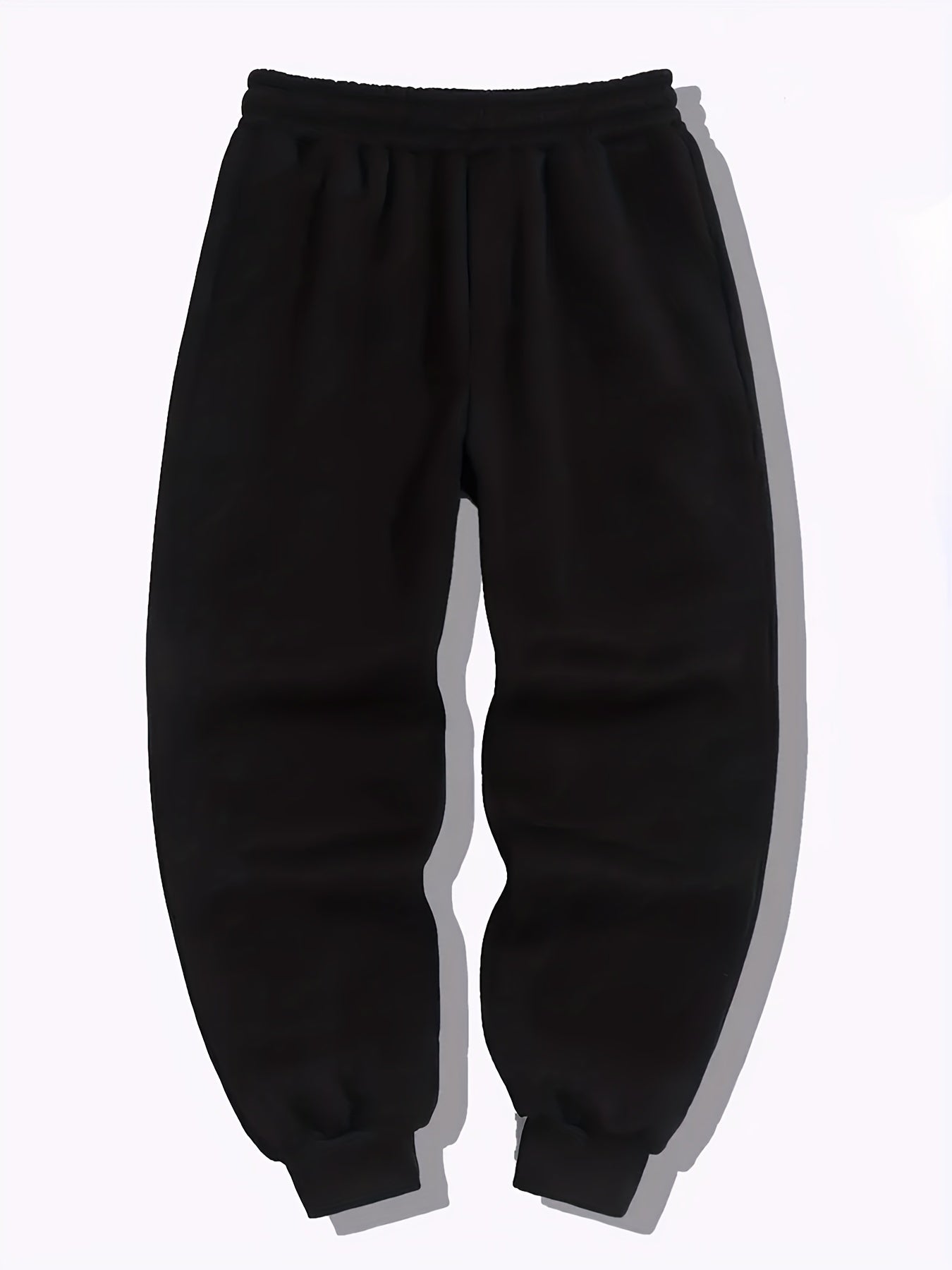 gbolsos Men's Loose Fit Joggers, Casual Stretch Knit Fabric Sweatpants Tapered Pants For All Seasons