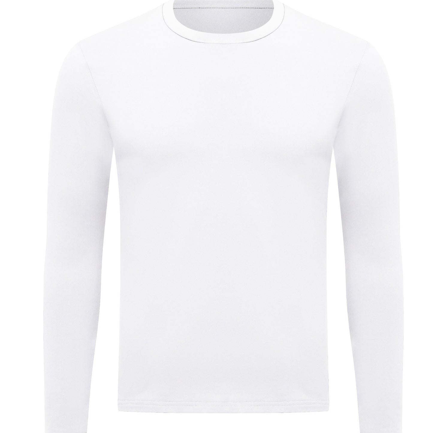 gbolsos Men's Thermal Underwear Tops Crew Neck Base Layer Long Sleeve Tops Fleece Lining Bottoming Shirts