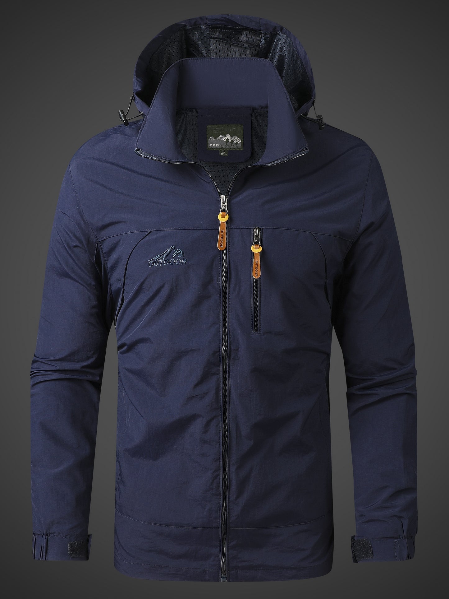 gbolsos Men's Soft-Shell Varsity Jacket: Waterproof & Windproof Protection For Spring & Fall Outdoors!