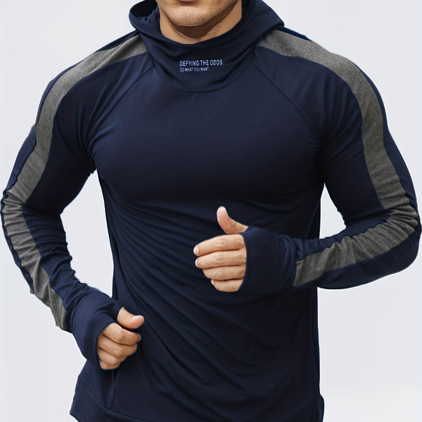 gbolsos Men's Sports Hoodie, For Runing Sports, Lightweight Quick Dry Hoodie