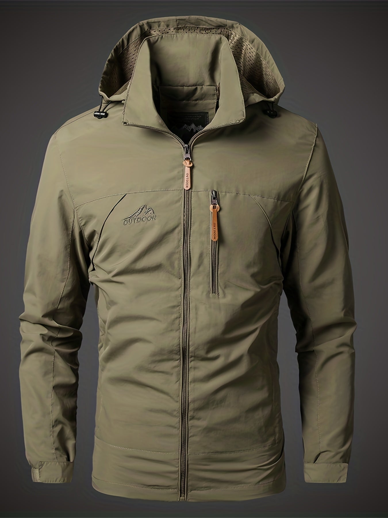 gbolsos Men's Soft-Shell Varsity Jacket: Waterproof & Windproof Protection For Spring & Fall Outdoors!