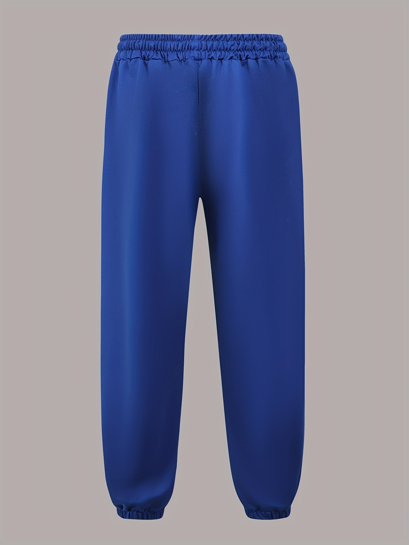 gbolsos Letter Print Drawstring Sweatpants Loose Fit Pants Men's Casual Slightly Stretch Joggers For Men Spring Autumn Running Jogging
