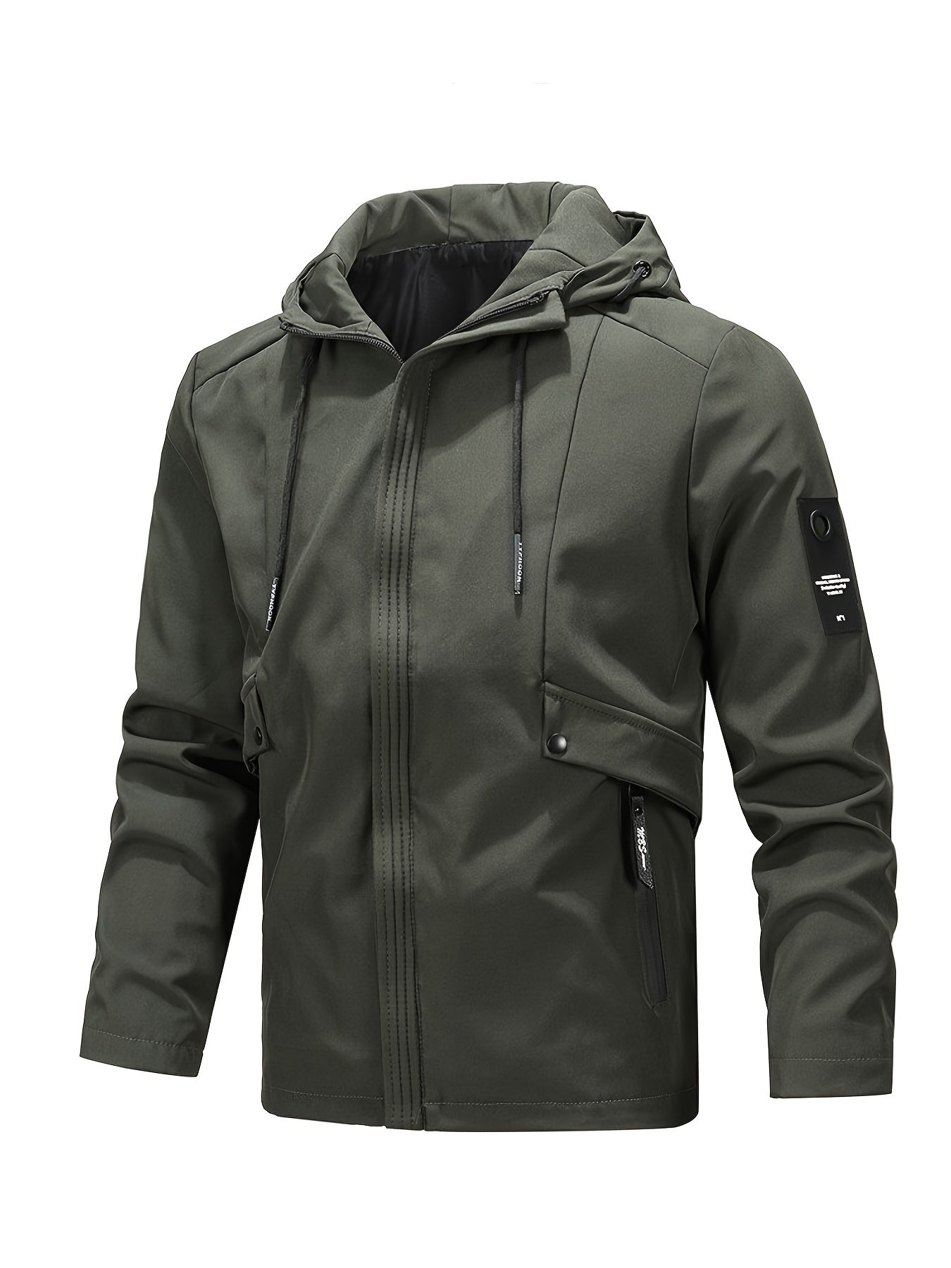 gbolsos Men's Waterproof Zipper Sports Fashion Jacket For Autumn & Winter Outerwear
