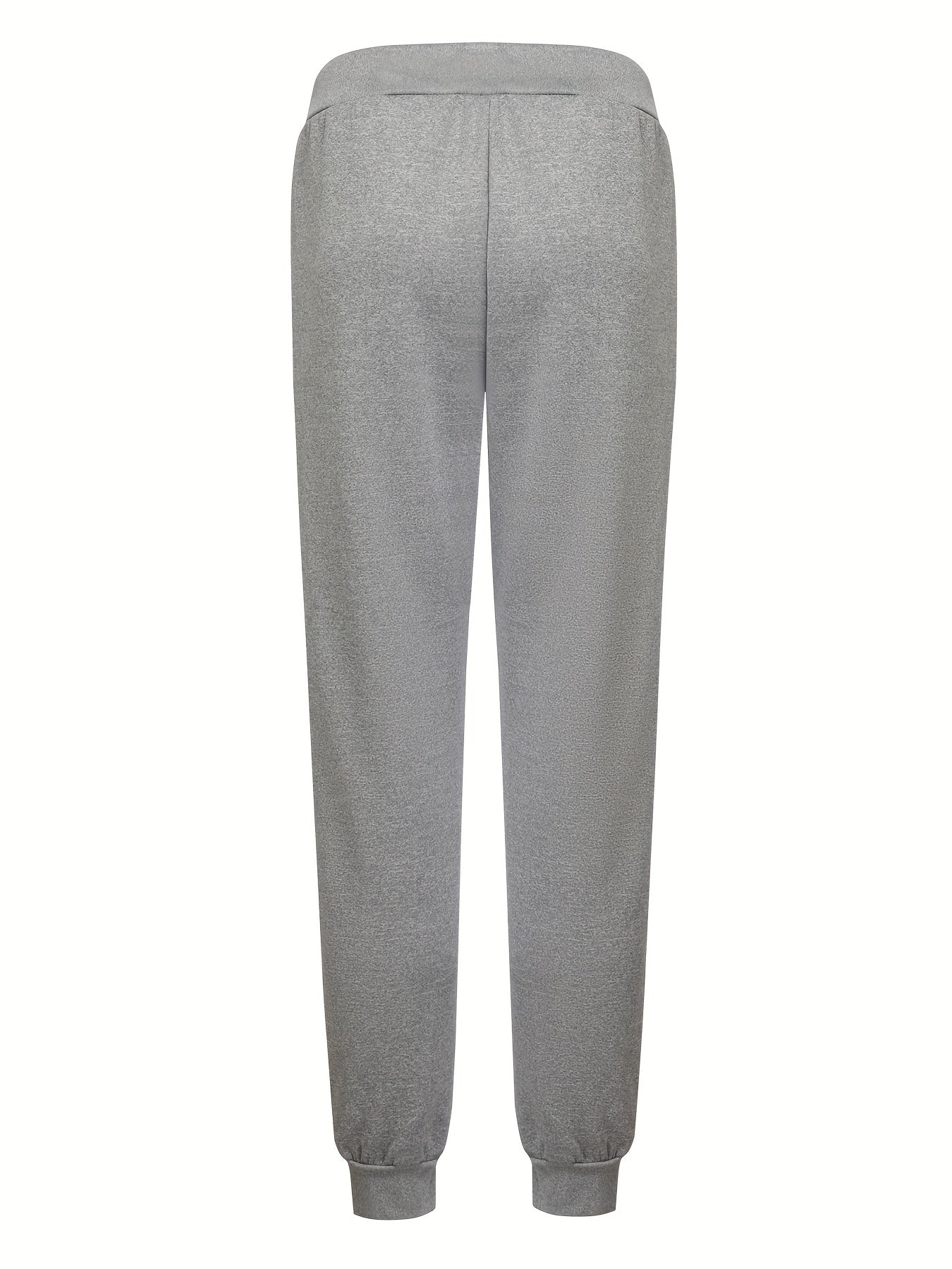 gbolsos "New York" Print Tapered Joggers, Men's Casual Stretch Waist Drawstring Sweatpants For All Seasons