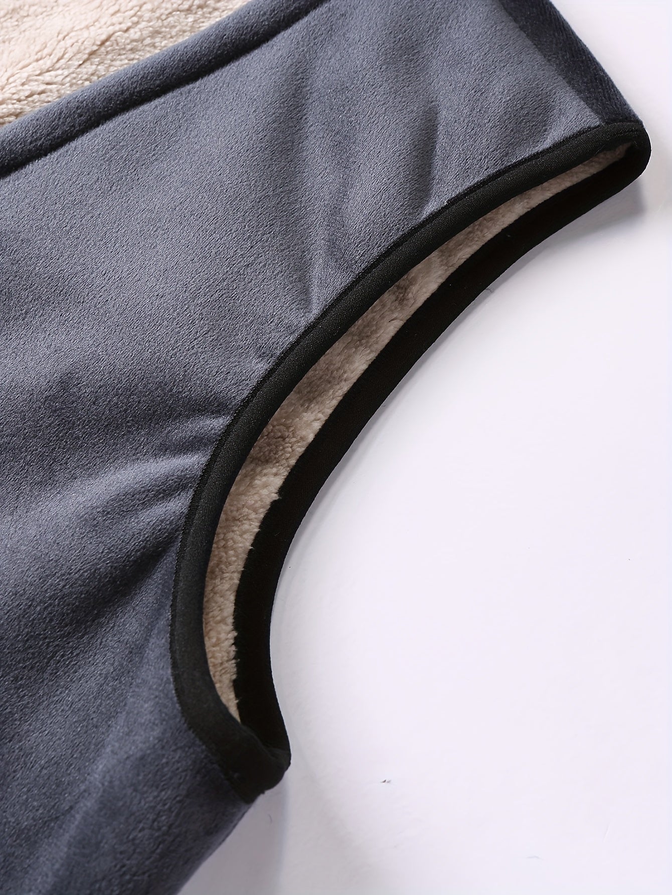 gbolsos Winter Men's Double-sided Fleece Vest Autumn And Winter Thick Waistcoat