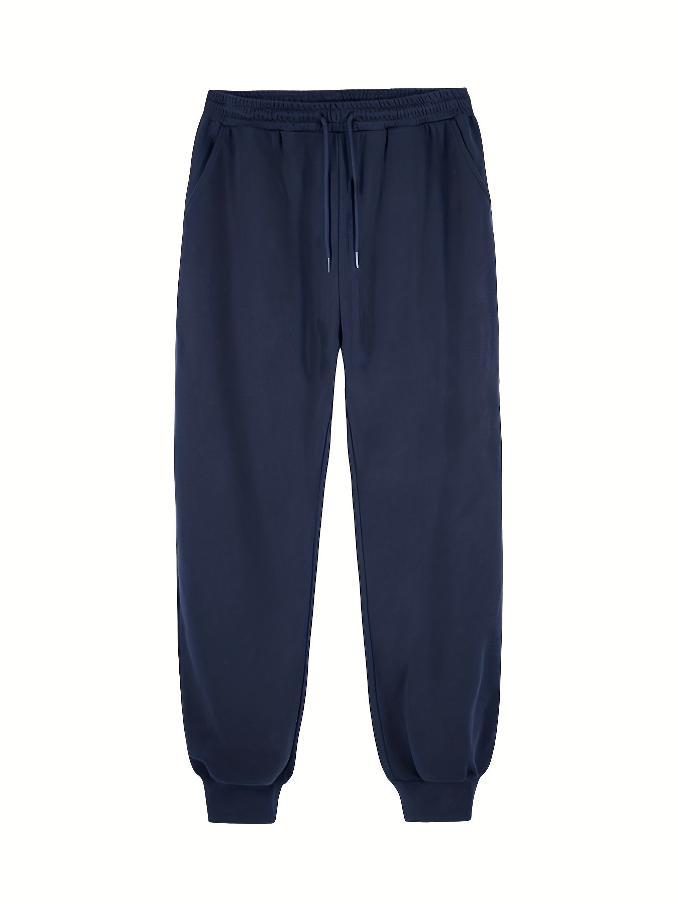 gbolsos Men's Loose Fit Joggers, Casual Stretch Knit Fabric Sweatpants Tapered Pants For All Seasons