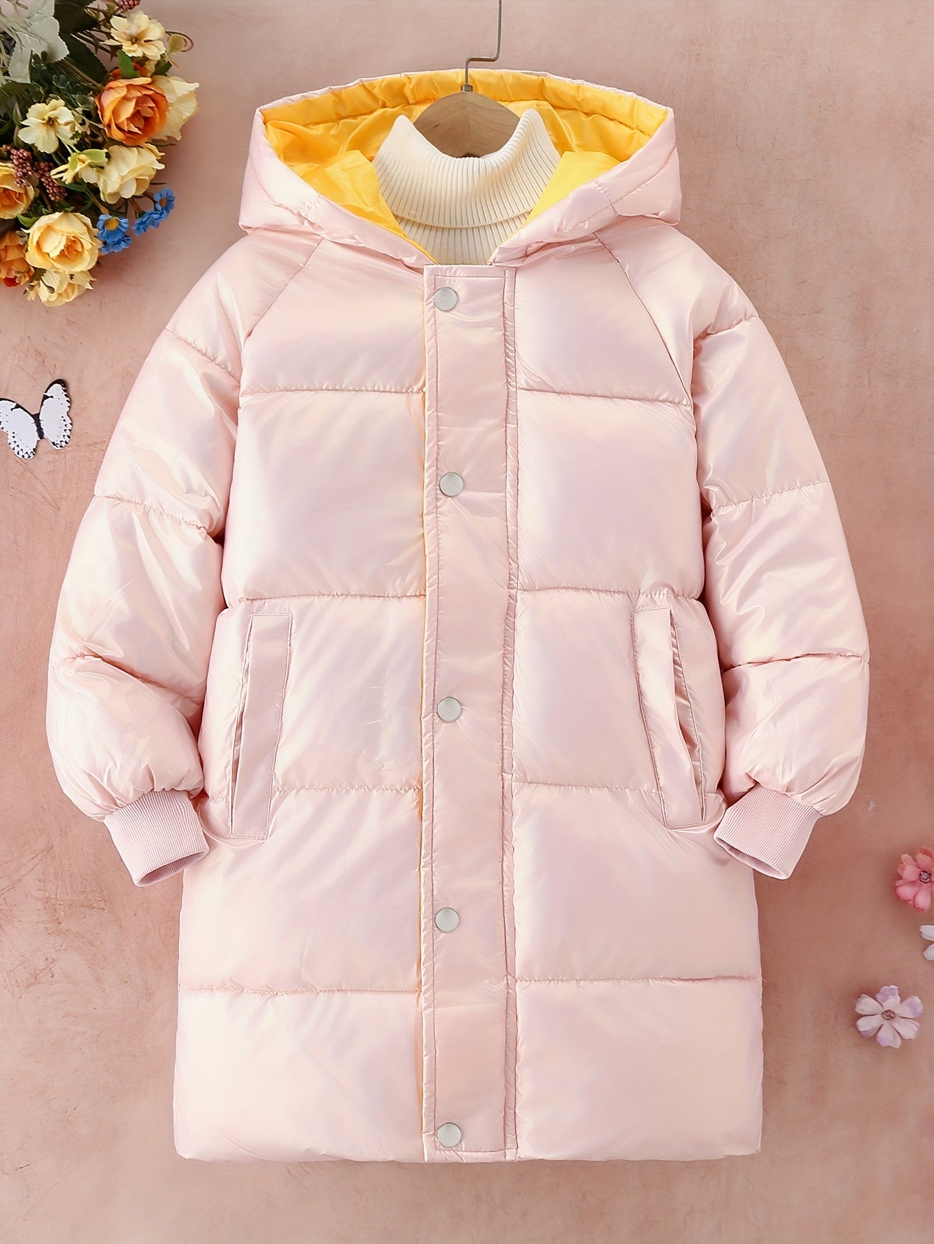 gbolsos Boys/ Girls Winter Warm Cotton-padded Hooded Coat Outdoor Snow Suit, Teen Kids Clothing For Winter/ Fall, Gift Idea