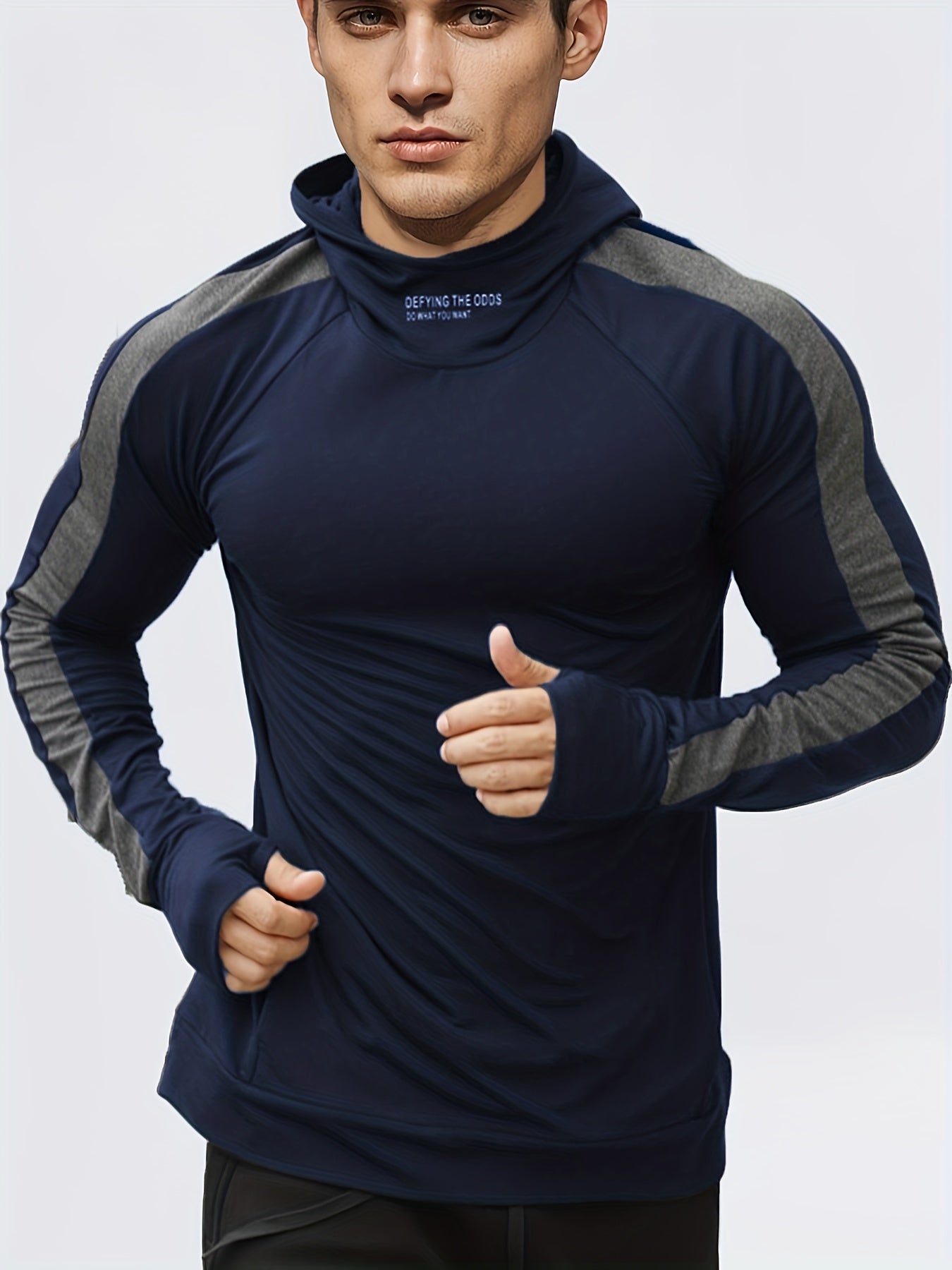 gbolsos Men's Sports Hoodie, For Runing Sports, Lightweight Quick Dry Hoodie