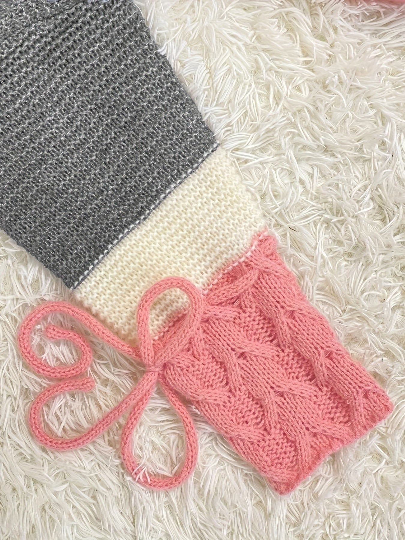 gbolsos Color Block Open Front Sweater Cardigan, Casual Long Sleeve Hooded Knitted Cardigan, Women's Clothing