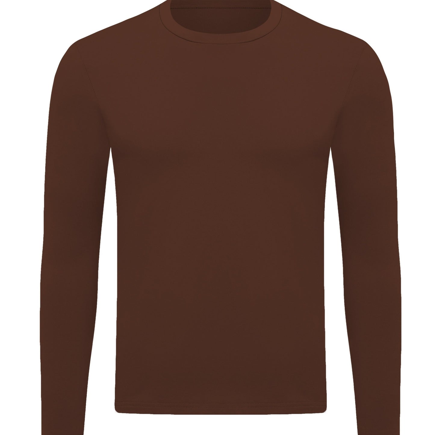 gbolsos Men's Thermal Underwear Tops Crew Neck Base Layer Long Sleeve Tops Fleece Lining Bottoming Shirts