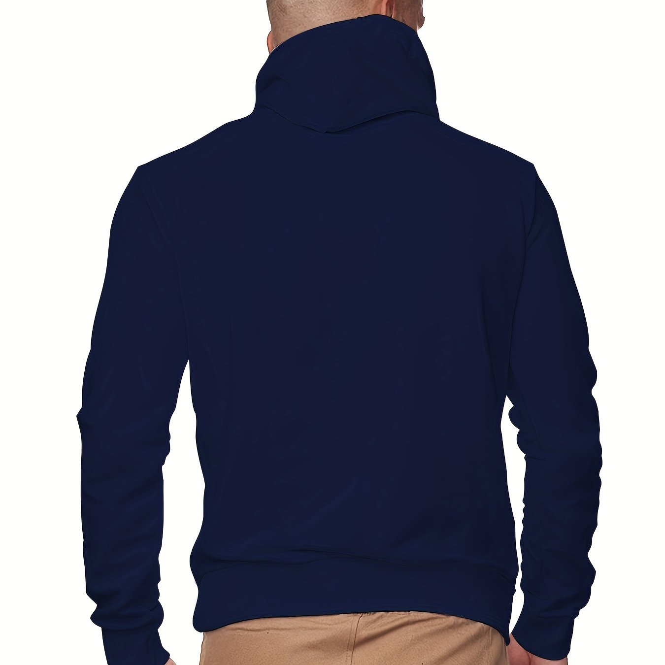 gbolsos Men's Hoodie, Face Cover Casual Drawstring Hooded Sweatshirt With Multicolor